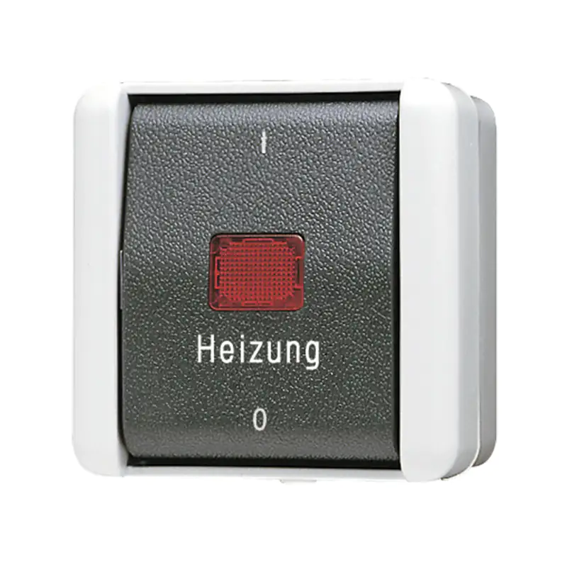 Jung WG800 Heizungsnotschalter grau, Jung Jung WG800 Heizungsnotschalter grau, Jung