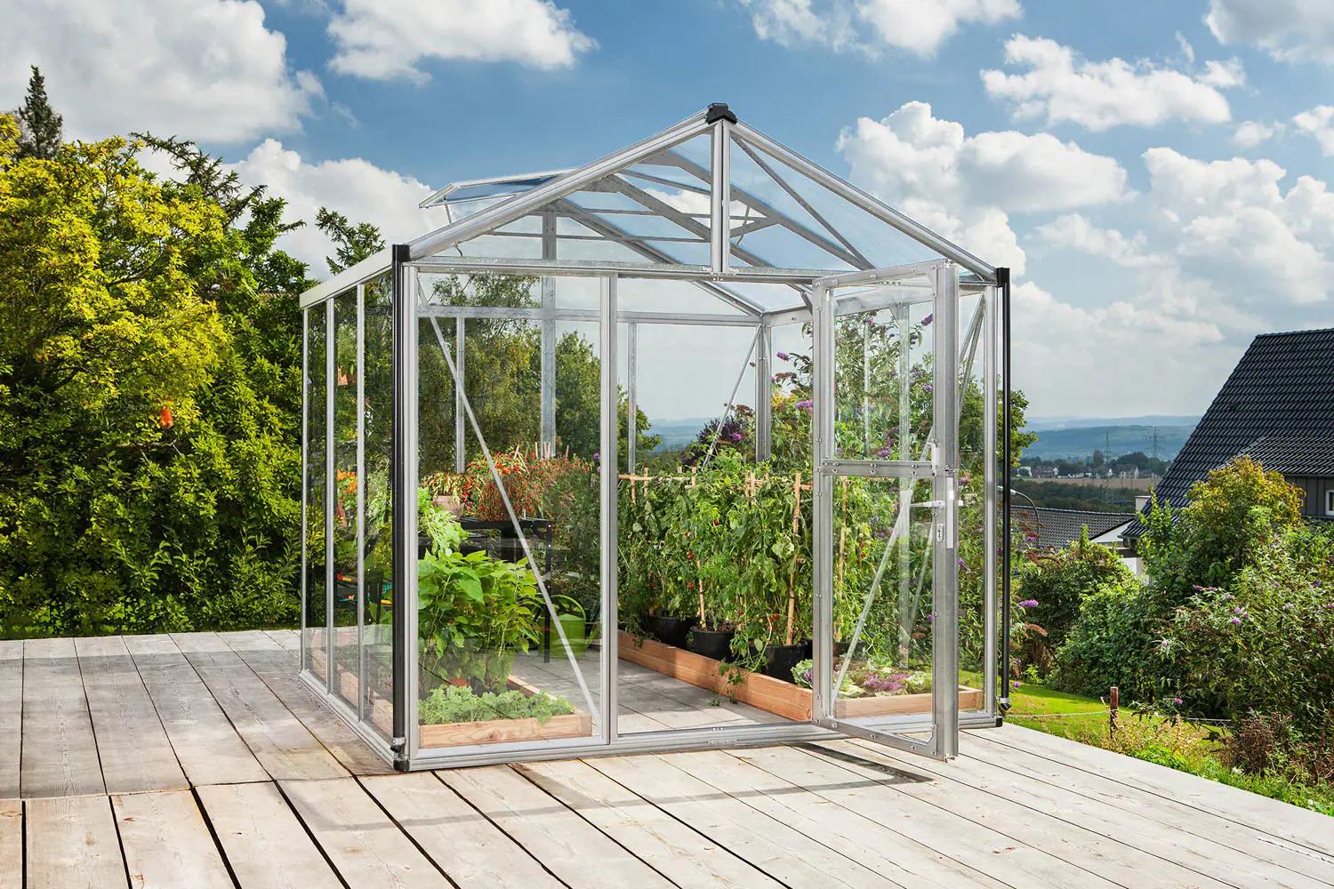Vitavia Gewächshaus Zeus 6200 266 x 250 cm 3 mm Sicherheitsglas
