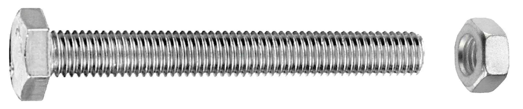 Sechskantschrauben M8 x 25 mm, 50 Stück