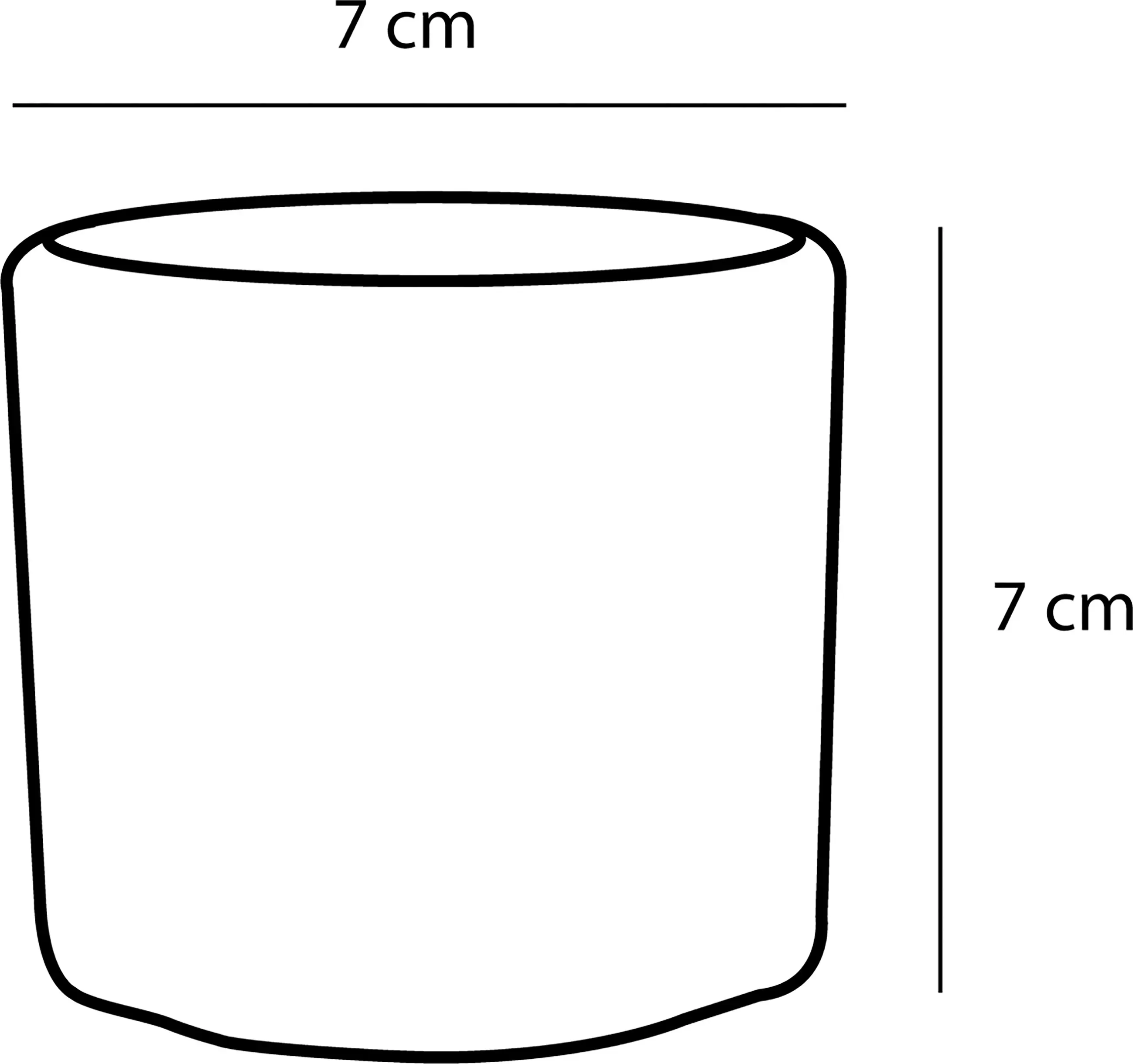 Mica Decorations Übertopf Keramik Era taupe Ø 7 x 7 cm