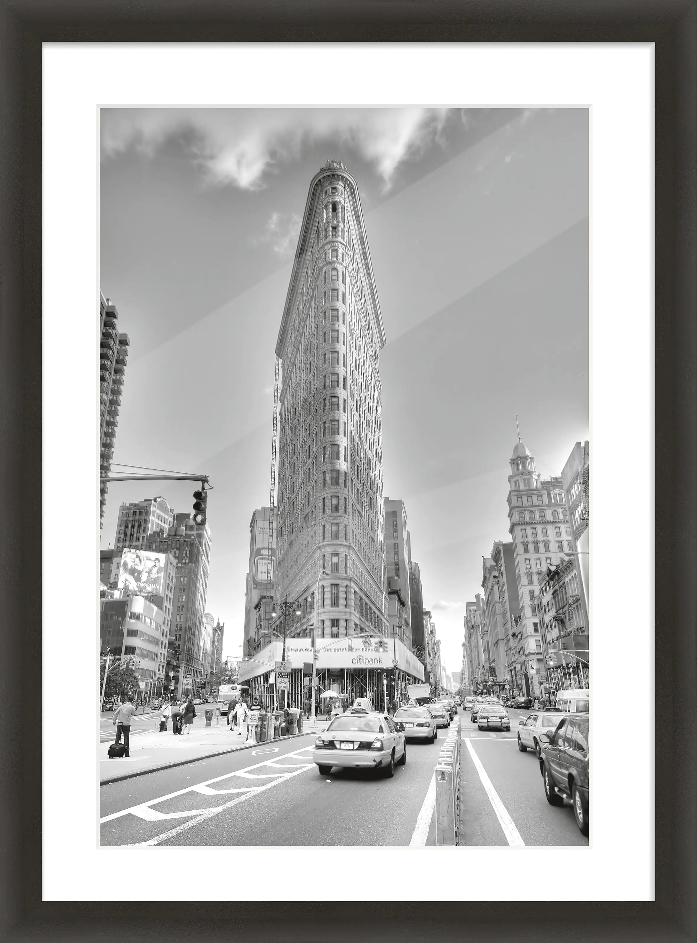 Alu Bilderrahmen Premium schwarz 50 x 70 cm