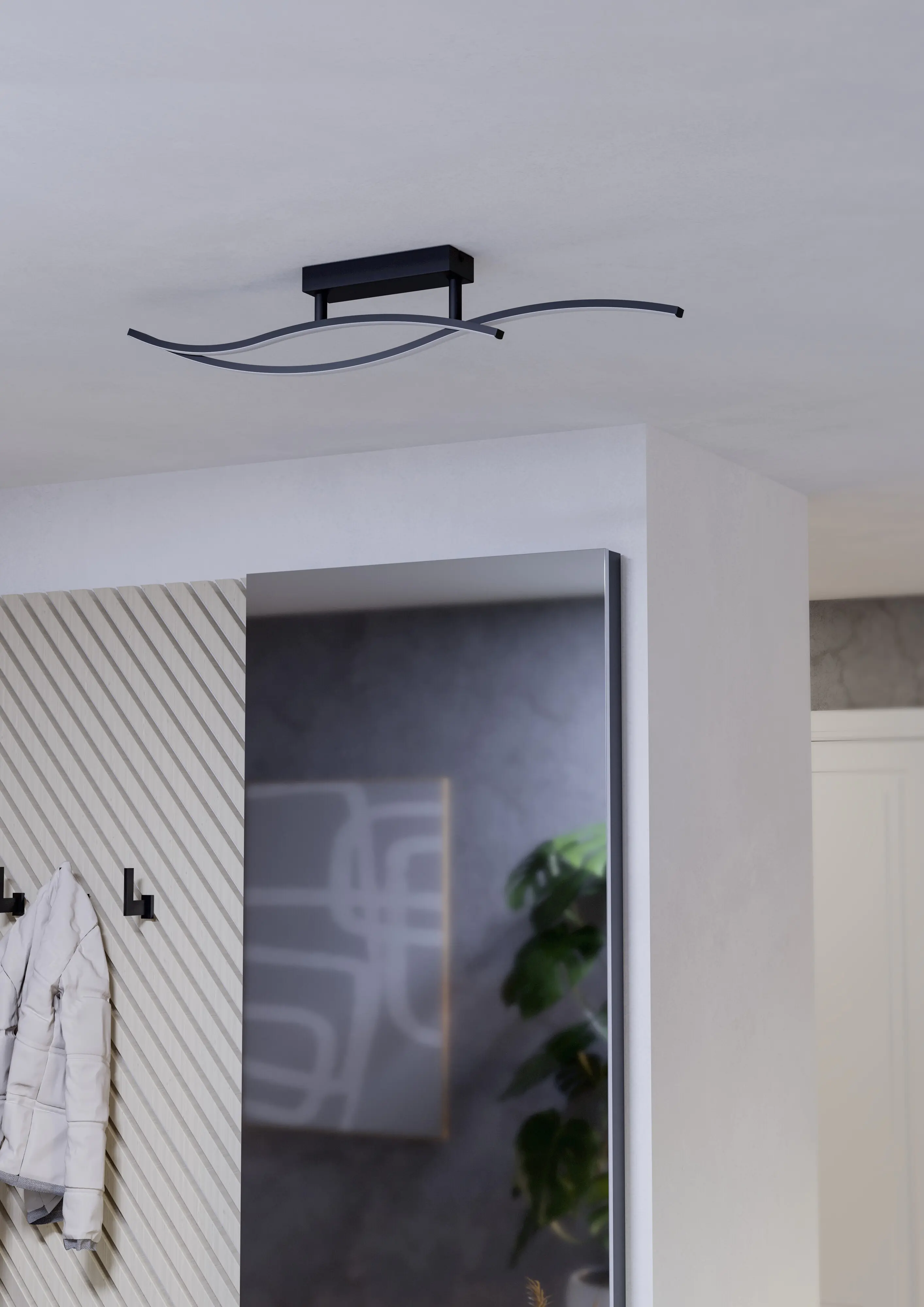 Eglo LED Deckenleuchte Grisolia 12W,1500 lm, 3000K ,ww, Stahl, Kunststoff