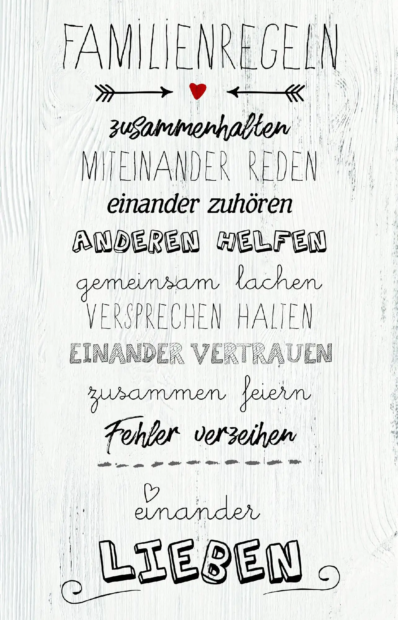 Deco-Block Bild - Zusammenhalten 90 x 58 cm Deco-Block Bild - Zusammenhalten 90 x 58 cm