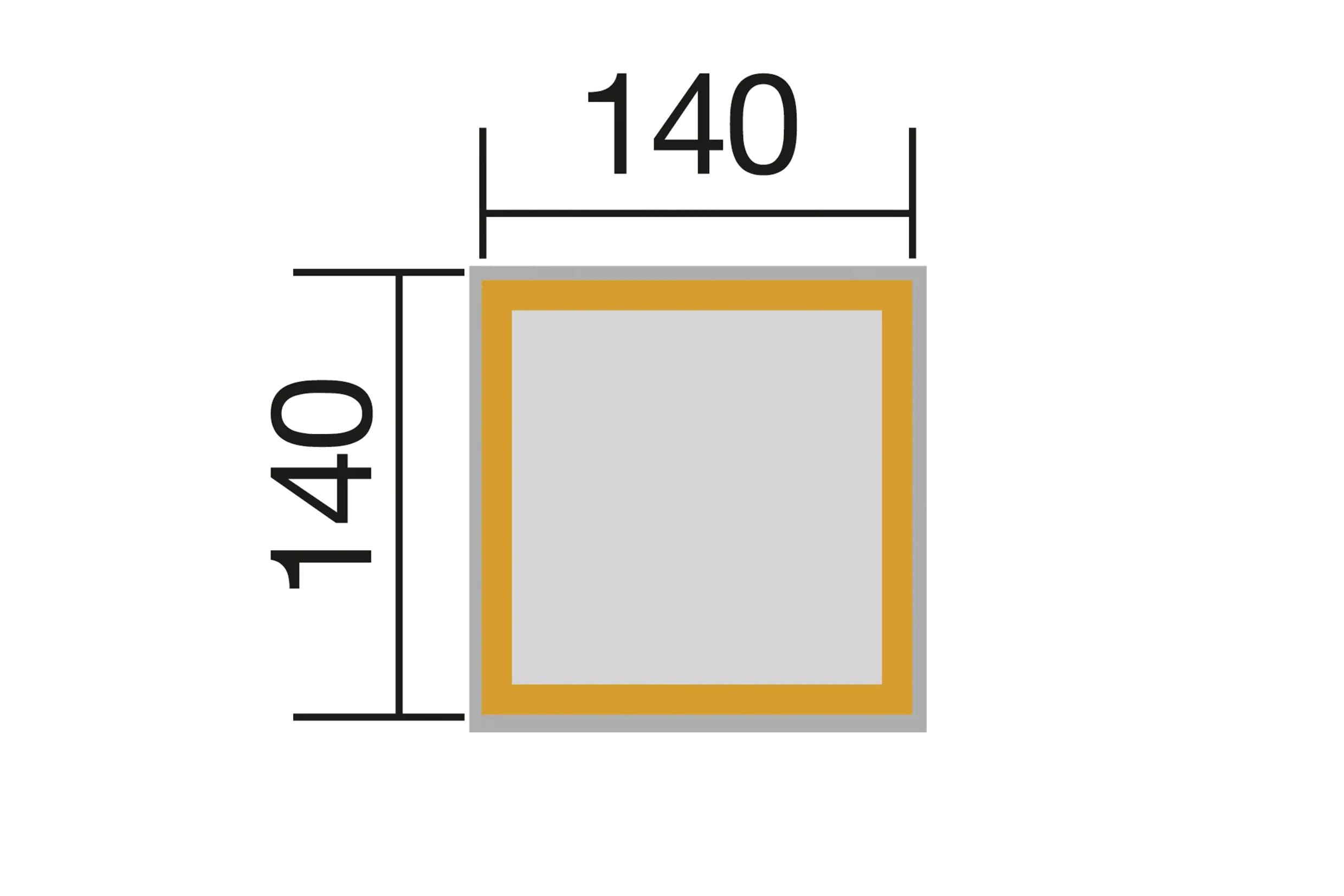 Weka Sandkasten Felix Gr. 2 140 x 140 cm