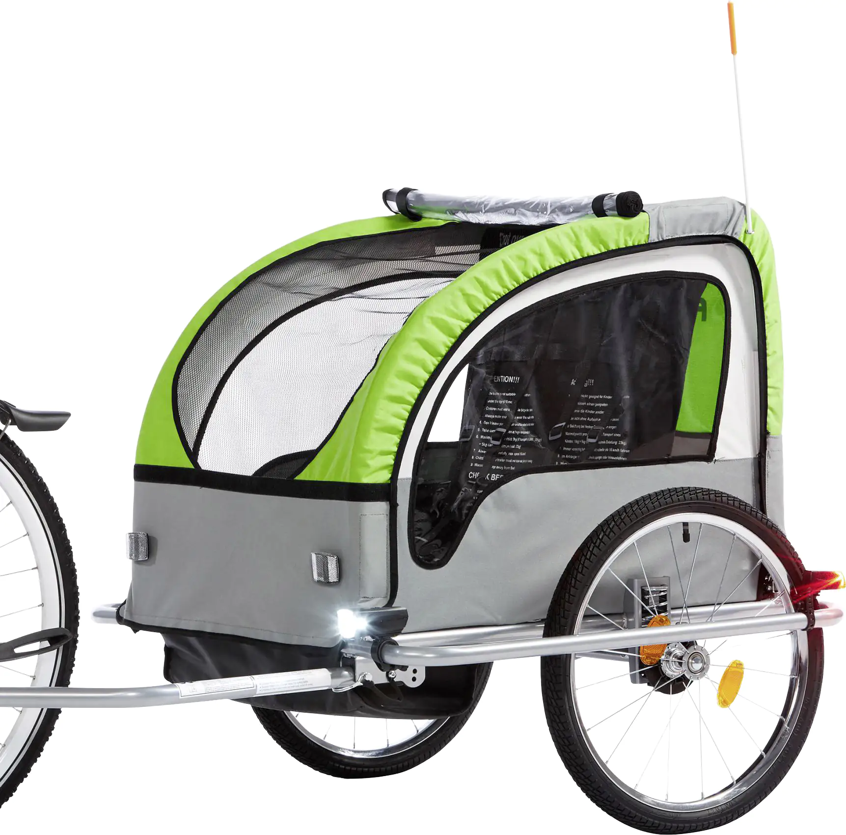 Fischer Kinder-Fahrradanhänger Komfort für 1 - 2 Kinder Fischer Kinder-Fahrradanhänger Komfort für 1 - 2 Kinder