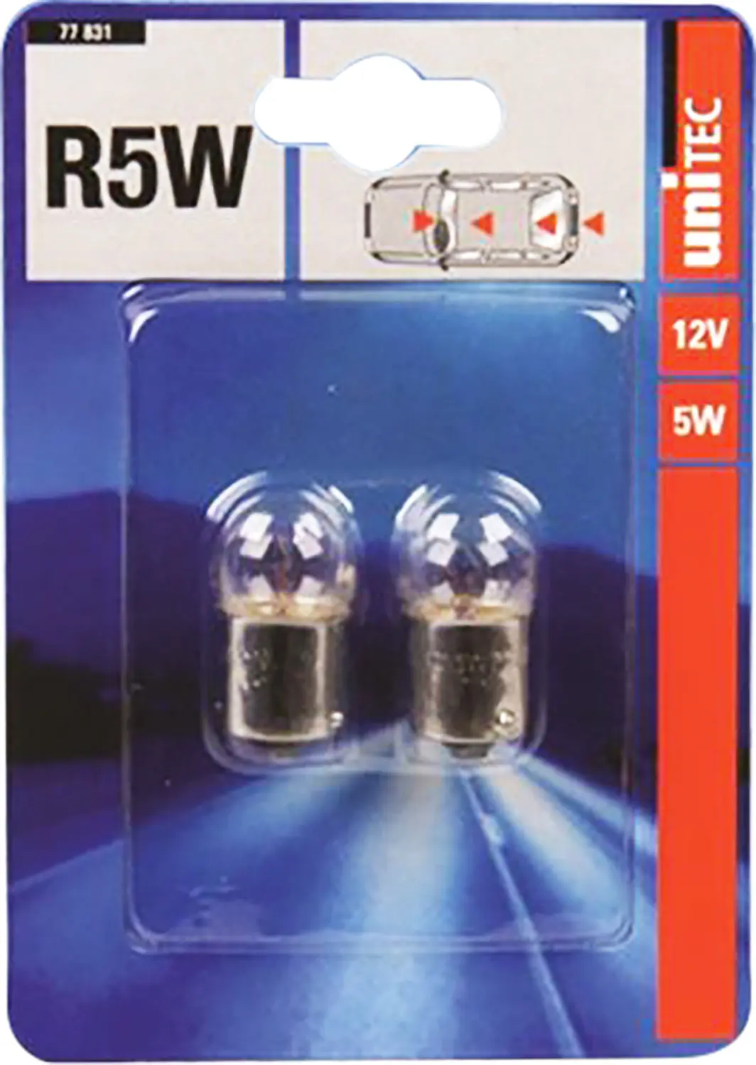 Unitec R5W Kugellampe Standard 12 V 5 W