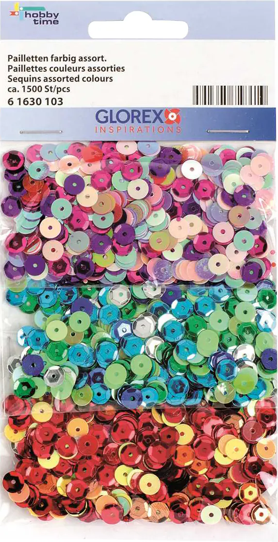 Glorex Pailletten Mix rund