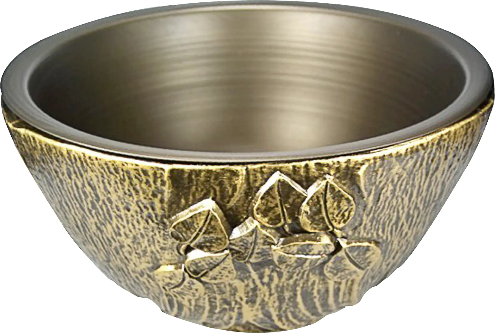 Grabschale 34 cm bronze