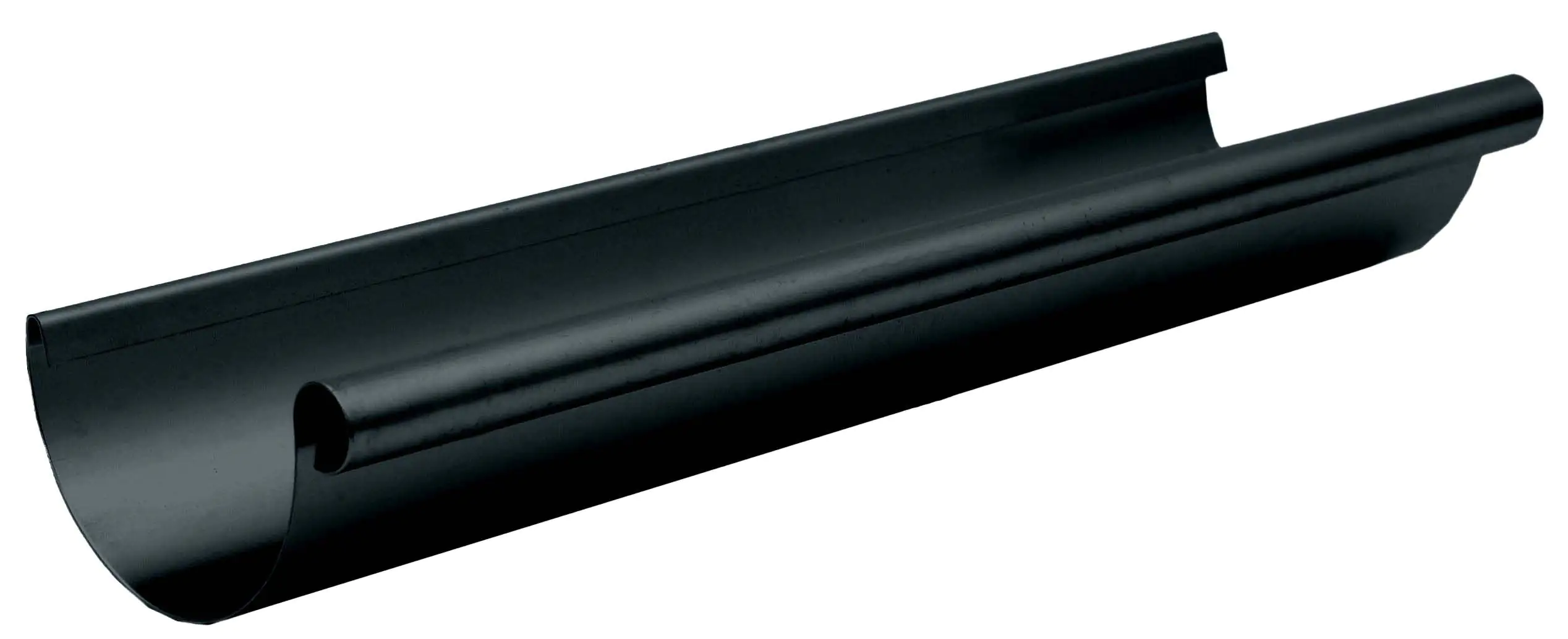 Sarei Dachrinne Alu anthrazit, halbrund, NW 100, 2 Meter