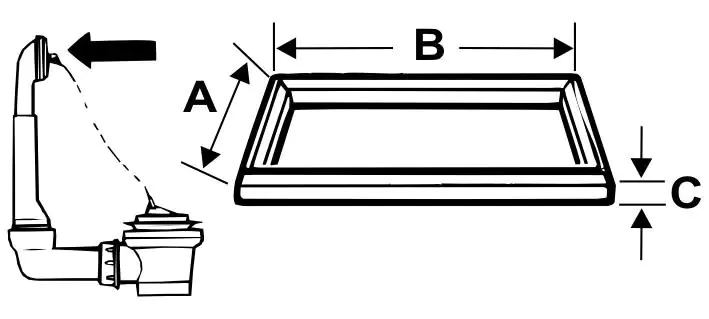 Cornat Gummi-Flachdichtung für Spültisch-Überlaufventil