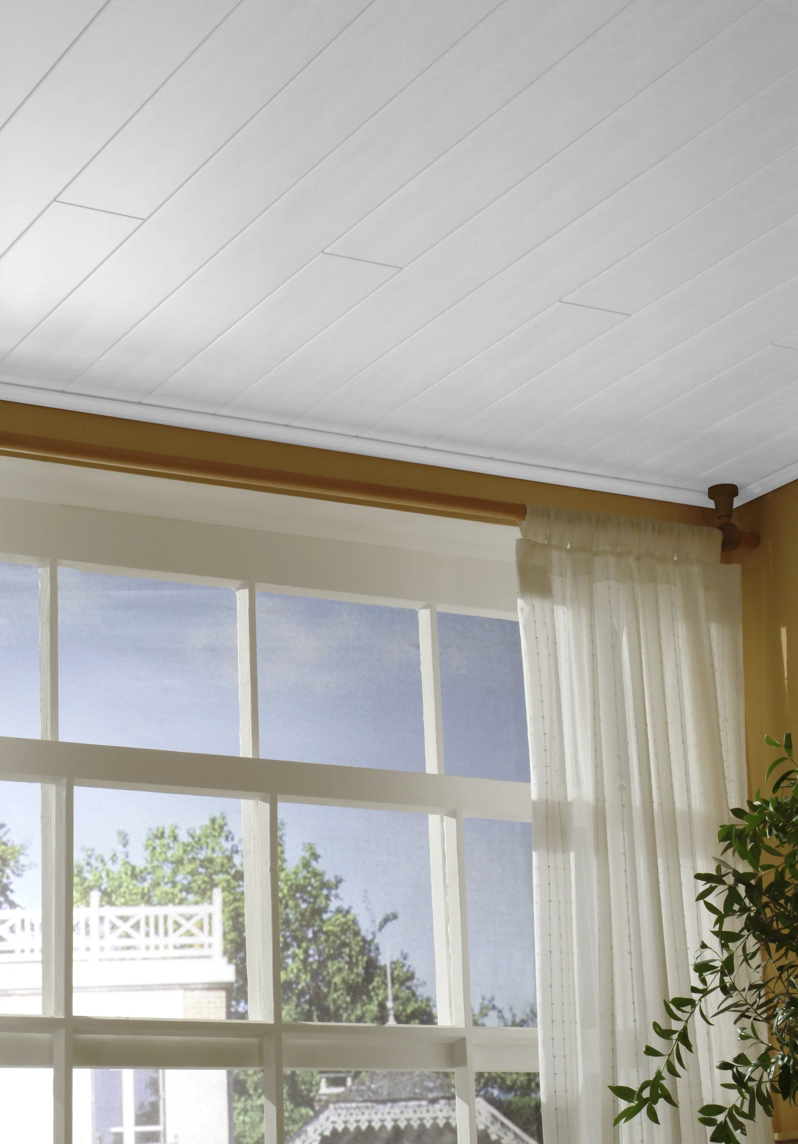 Kronoflooring Wandpaneele Strukturweiß 130 x 20,2 x 1 cm