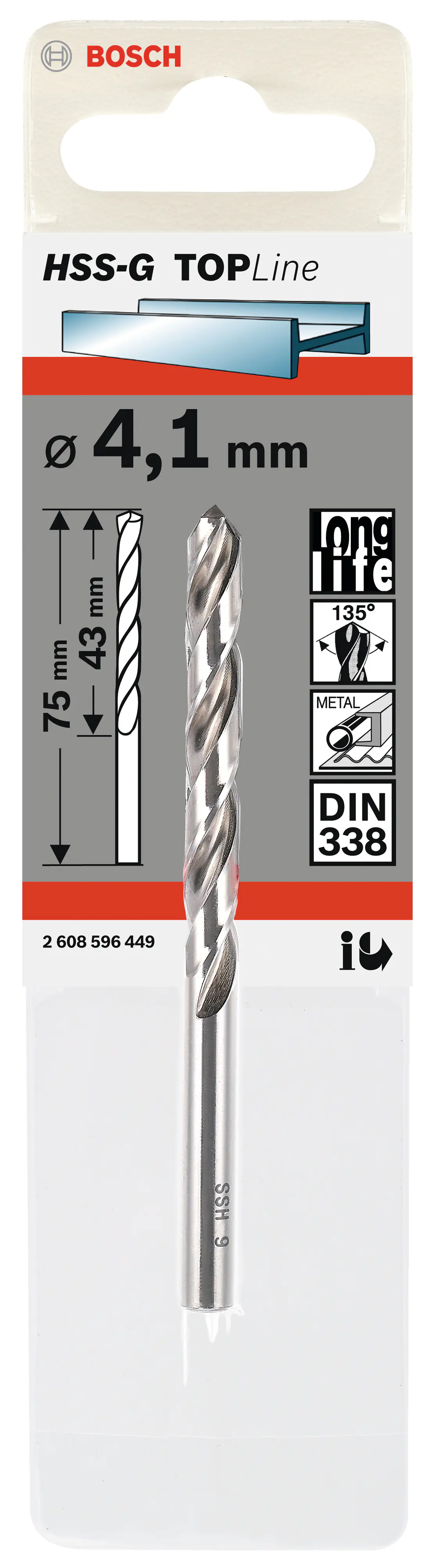 Bosch HSS-Spiralbohrer geschliffen 7 mm