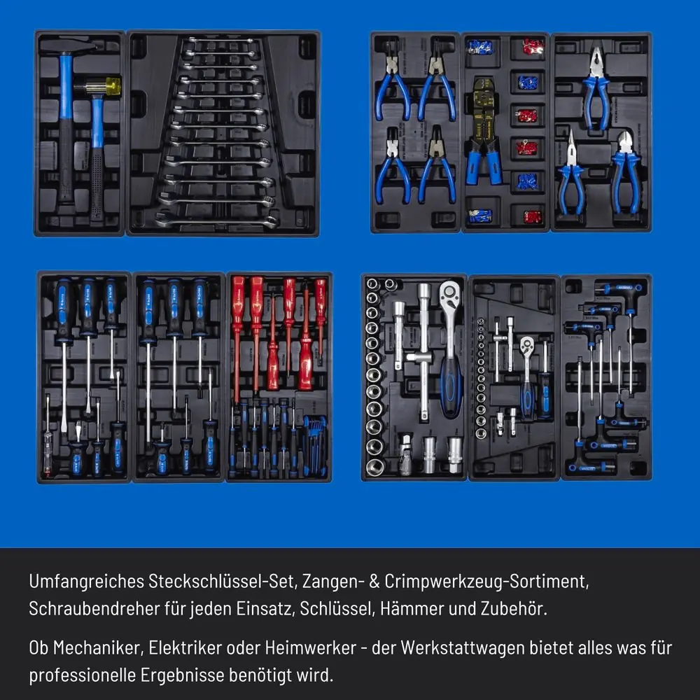 Güde Werkstattwagen Premium GWSP 07 250-teilig