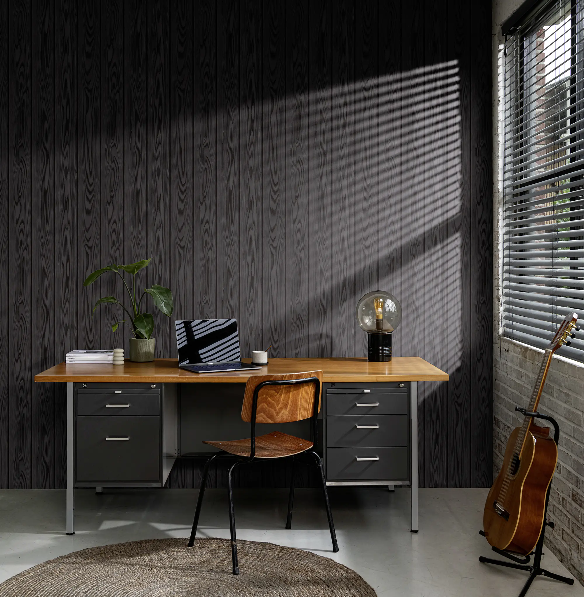 Rasch Vliestapete 499544 Schwarz-Anthrazit Muster & Motive 10,05 m x 0,53 m