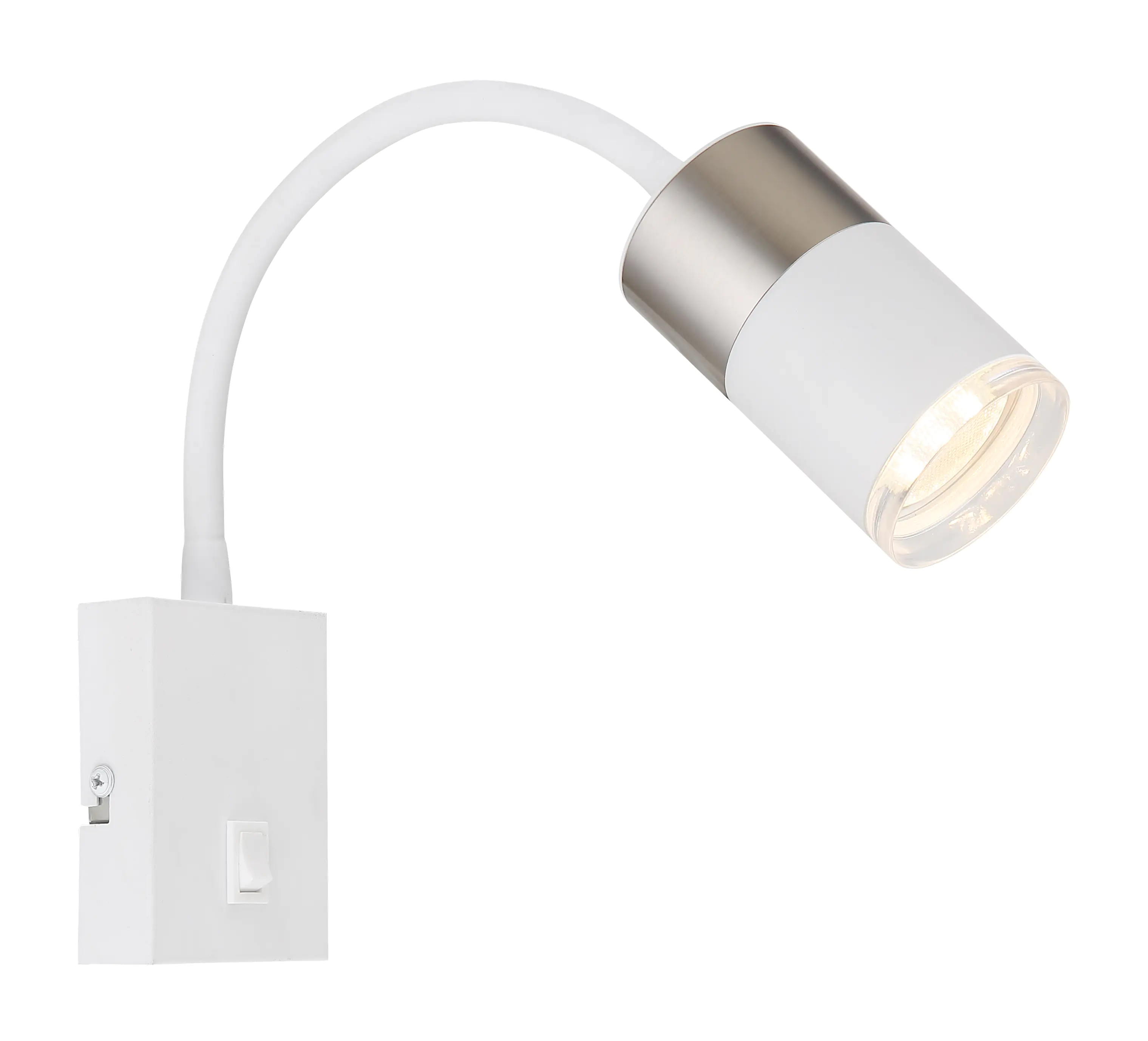 Globo Wandleuchte Brisbon weiß matt 7 x 43 cm GU10