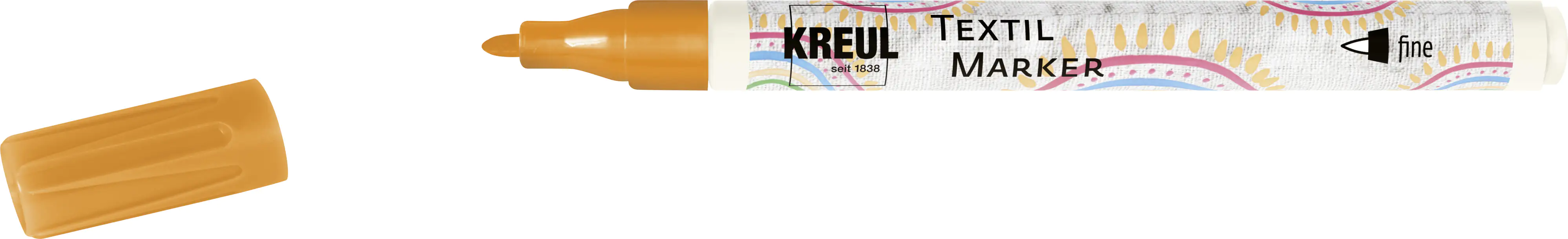 Kreul Javana texi mäx Sunny Stoffmalfarbe fine helle Stoffe fine orange