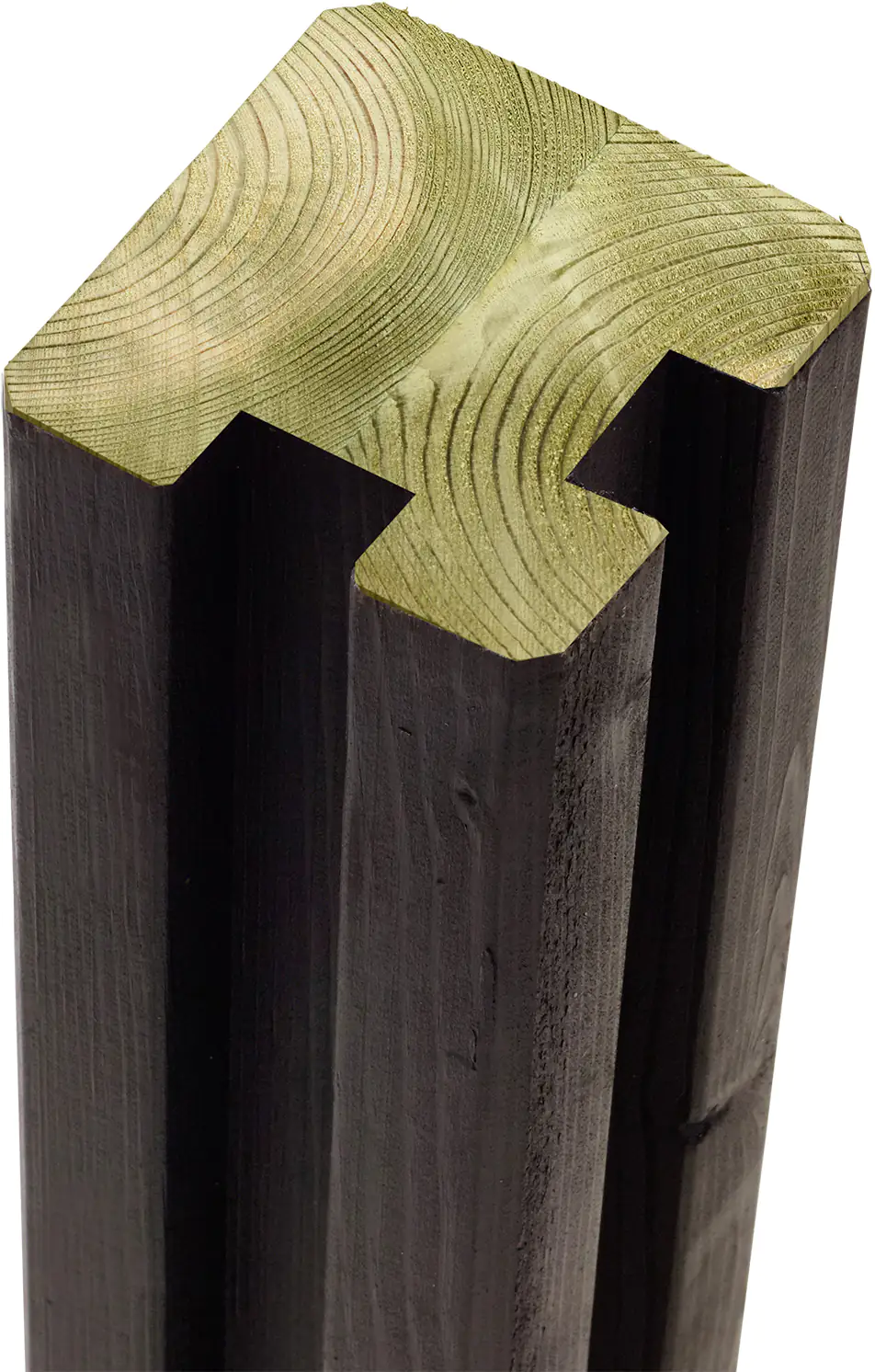 Plus Eckpfosten 268 cm, 90 x 90 mm, schwarz Plus Eckpfosten 268 cm, 90 x 90 mm, schwarz
