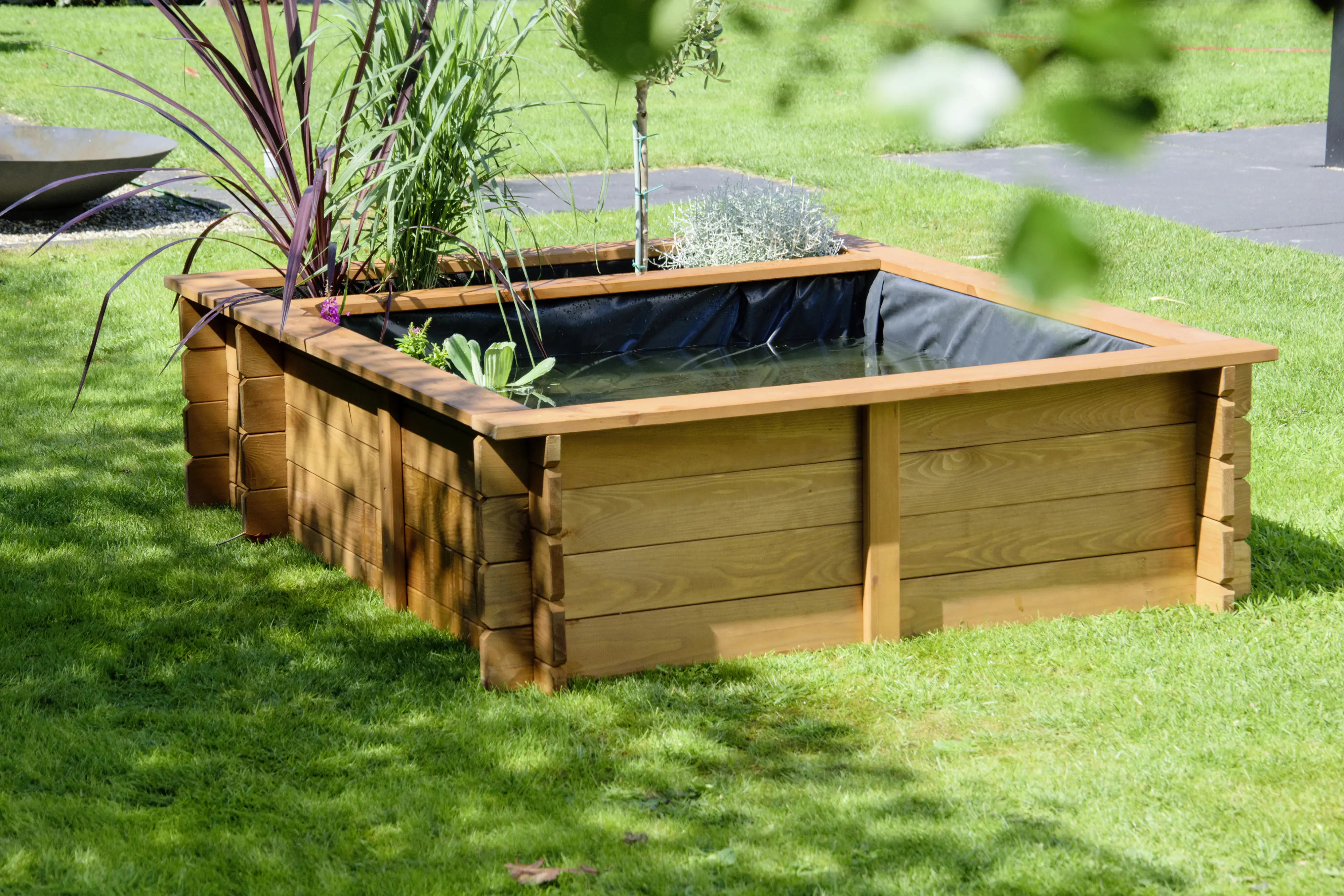 4042085292402_2489343 Dobar Hochteich Maxime als Hochbeet nutzbar, 150 x 120 x 40 cm