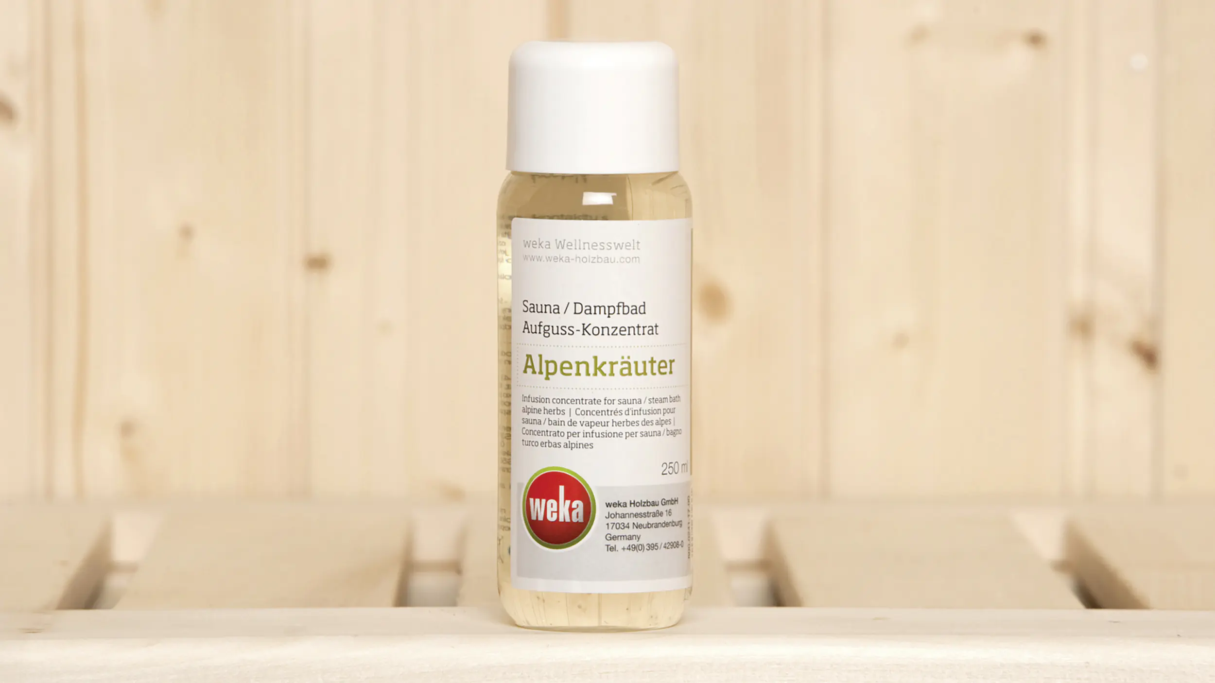 Weka Massivholz-Eck-Sauna Kemi Eck 2 mit Glastür