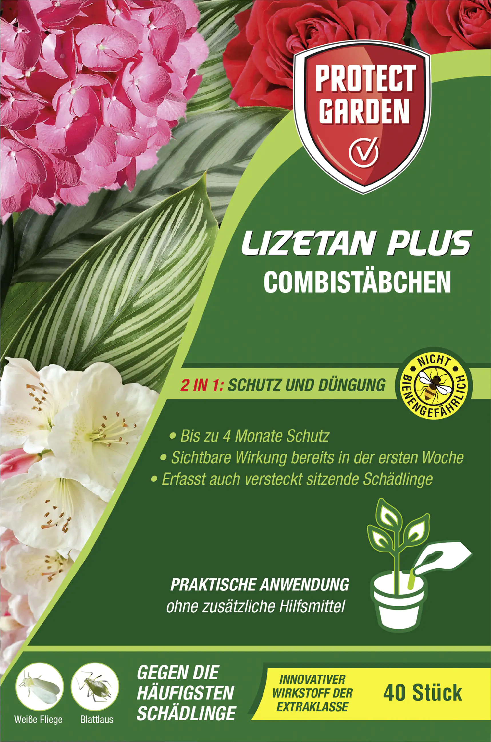 Protect Garden Lizetan Plus Combistäbchen 40 Stück Protect Garden Lizetan Plus Combistäbchen 40 Stück