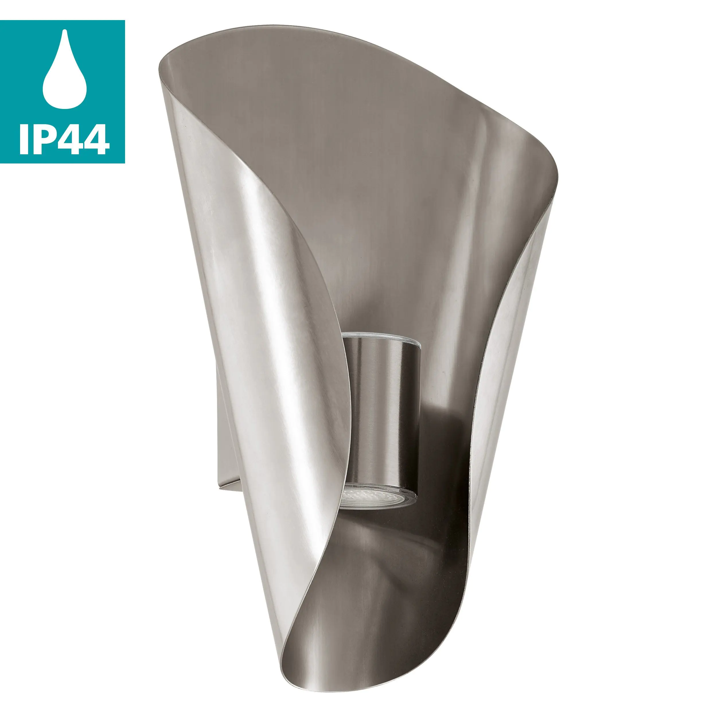 Eglo Led Außen-Wandleuchte Bosaro edelstahl Up- & Downlight warmweiß Eglo Led Außen-Wandleuchte Bosaro edelstahl Up- & Downlight warmweiß