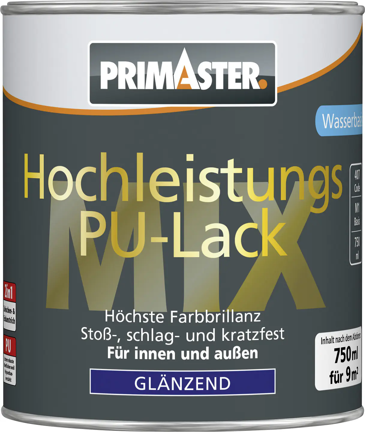 Primaster Hochleistungs PU-Lack glänzend - jetzt Farbton mischen 