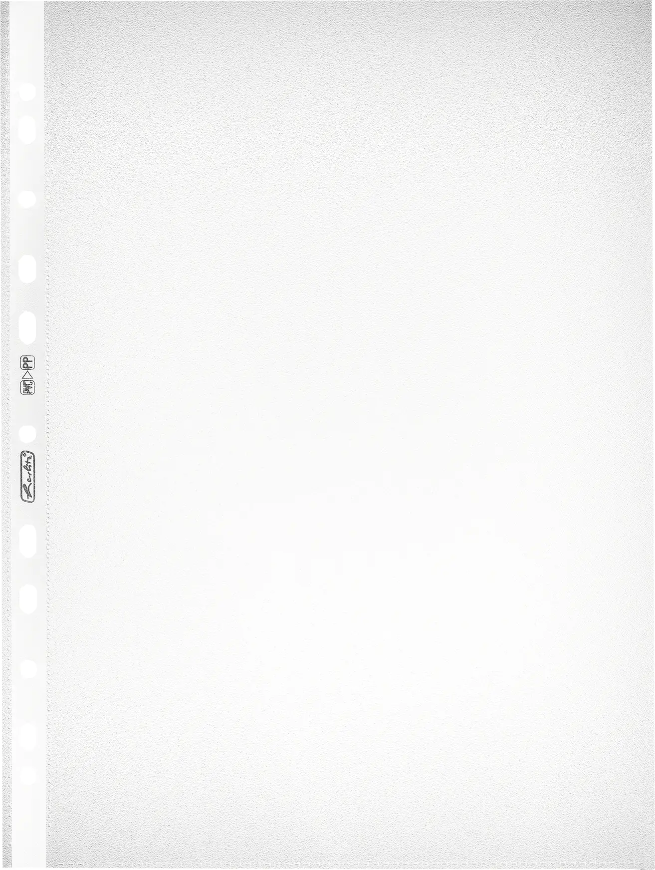4008115814006 herlitz Prospekthülle A4 PP Standard genarbt dokumentenecht 10 Stück