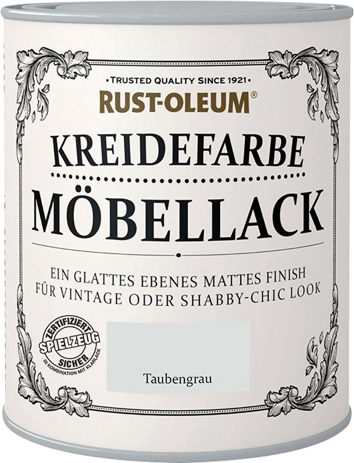 Rust-Oleum Kreidefarbe Möbellack 125 ml taubengrau