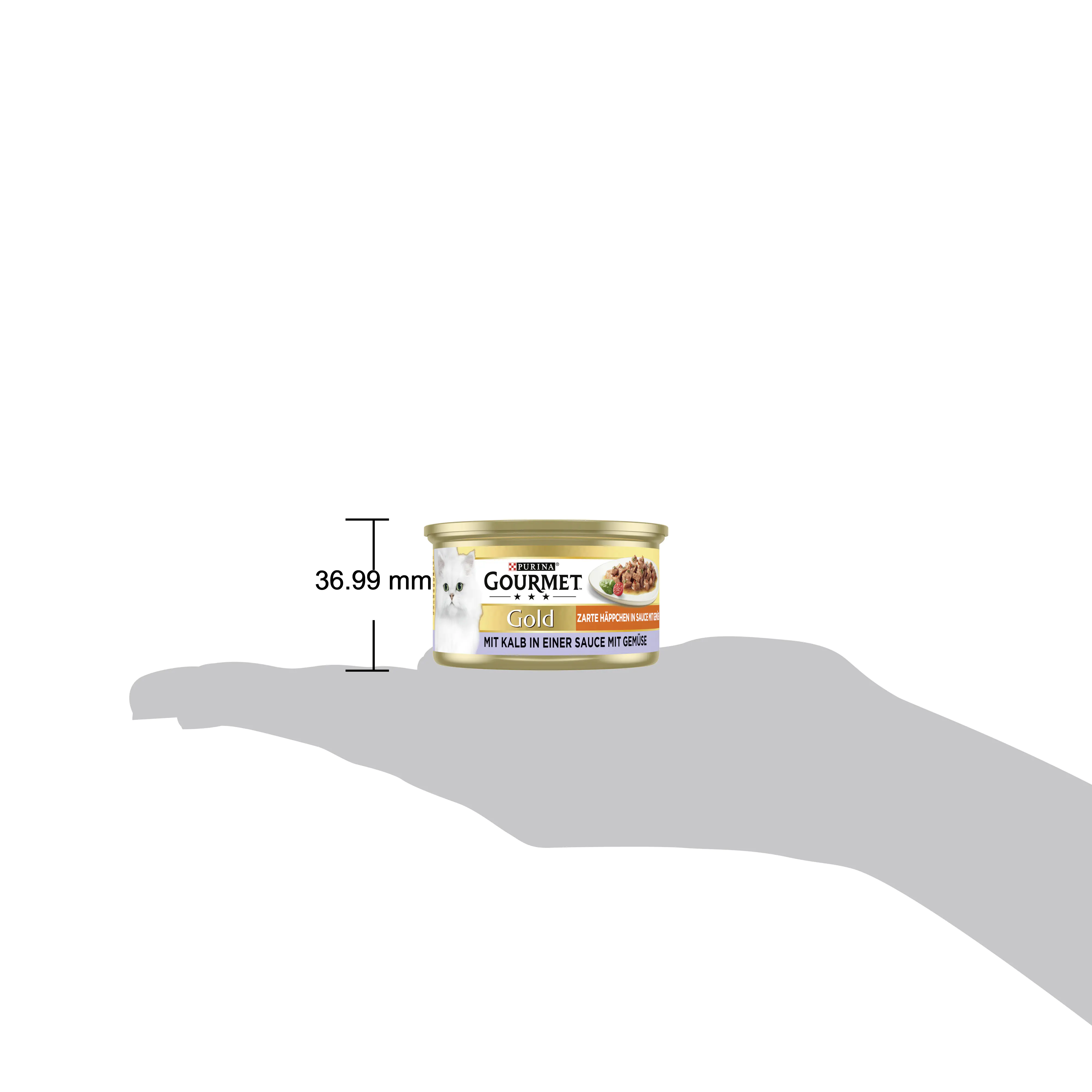 Gourmet Gold Zarte Häppchen in Sauce mit Kalb und Gemüse 85 g Gourmet Gold Zarte Häppchen in Sauce mit Kalb und Gemüse 85 g