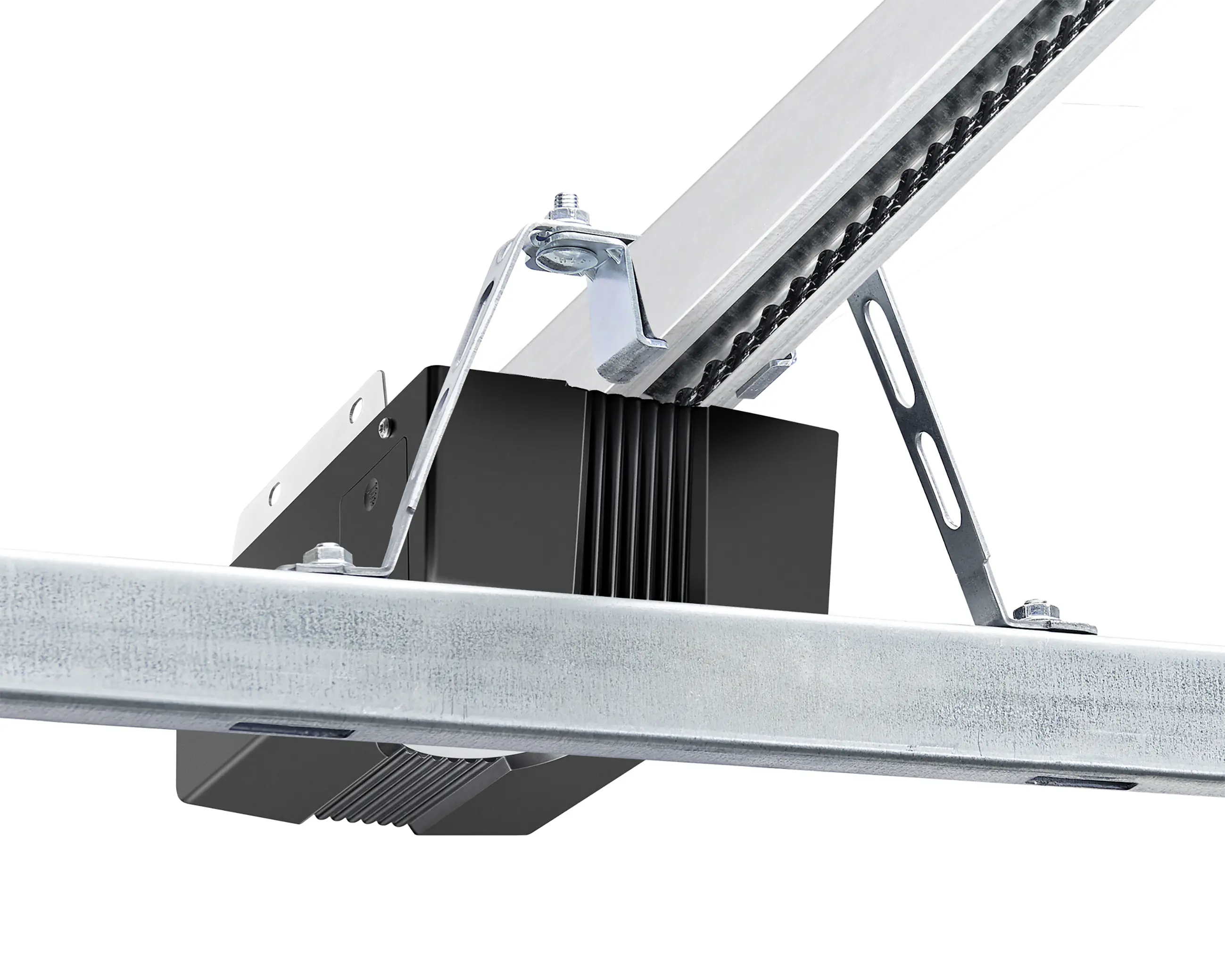 IsoMatic Garagen-Sektionaltor 250 x 212,5 cm anthrazitgrau Inkl. Torantrieb