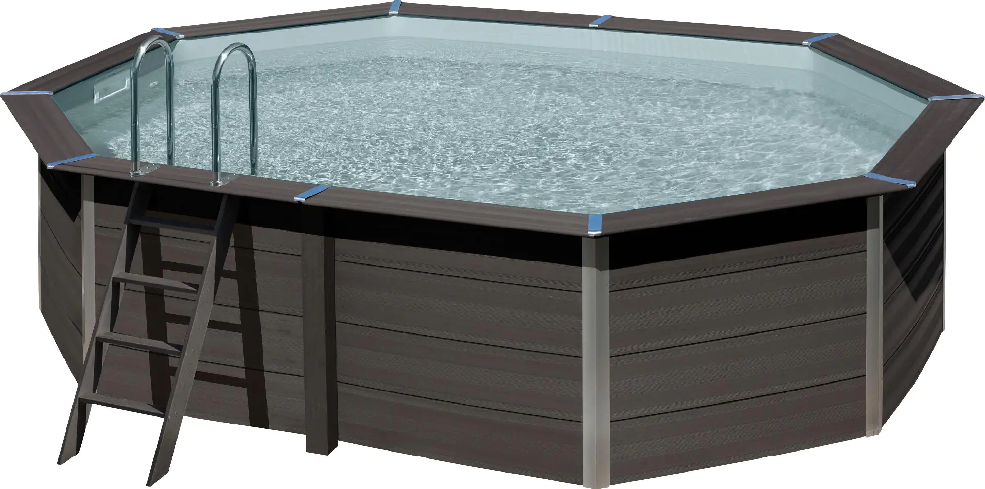 Gre Composite Pool oval grau, 524 x 386 x 124 cm Gre Composite Pool oval grau, 524 x 386 x 124 cm
