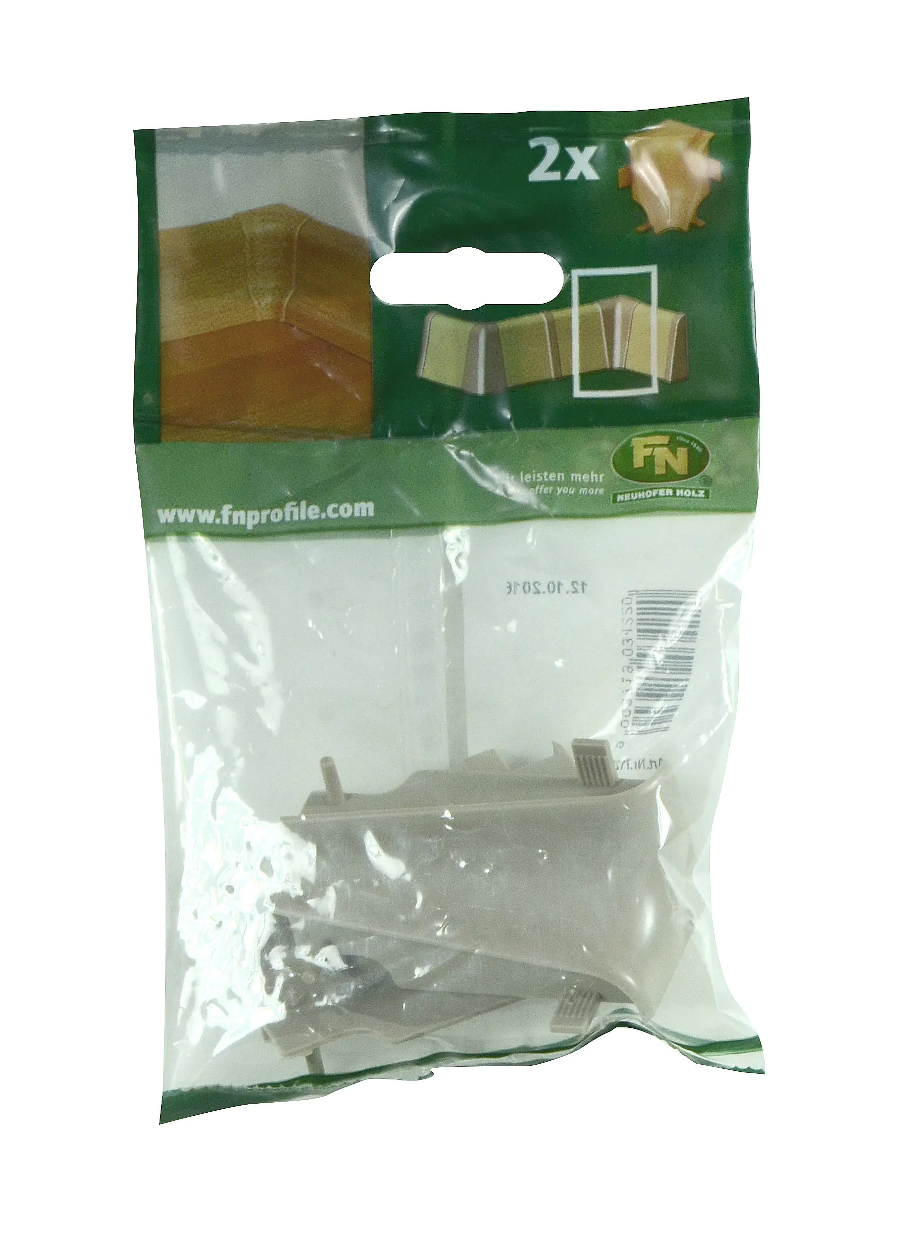 Neuhofer Inneneck für Fußleiste grau