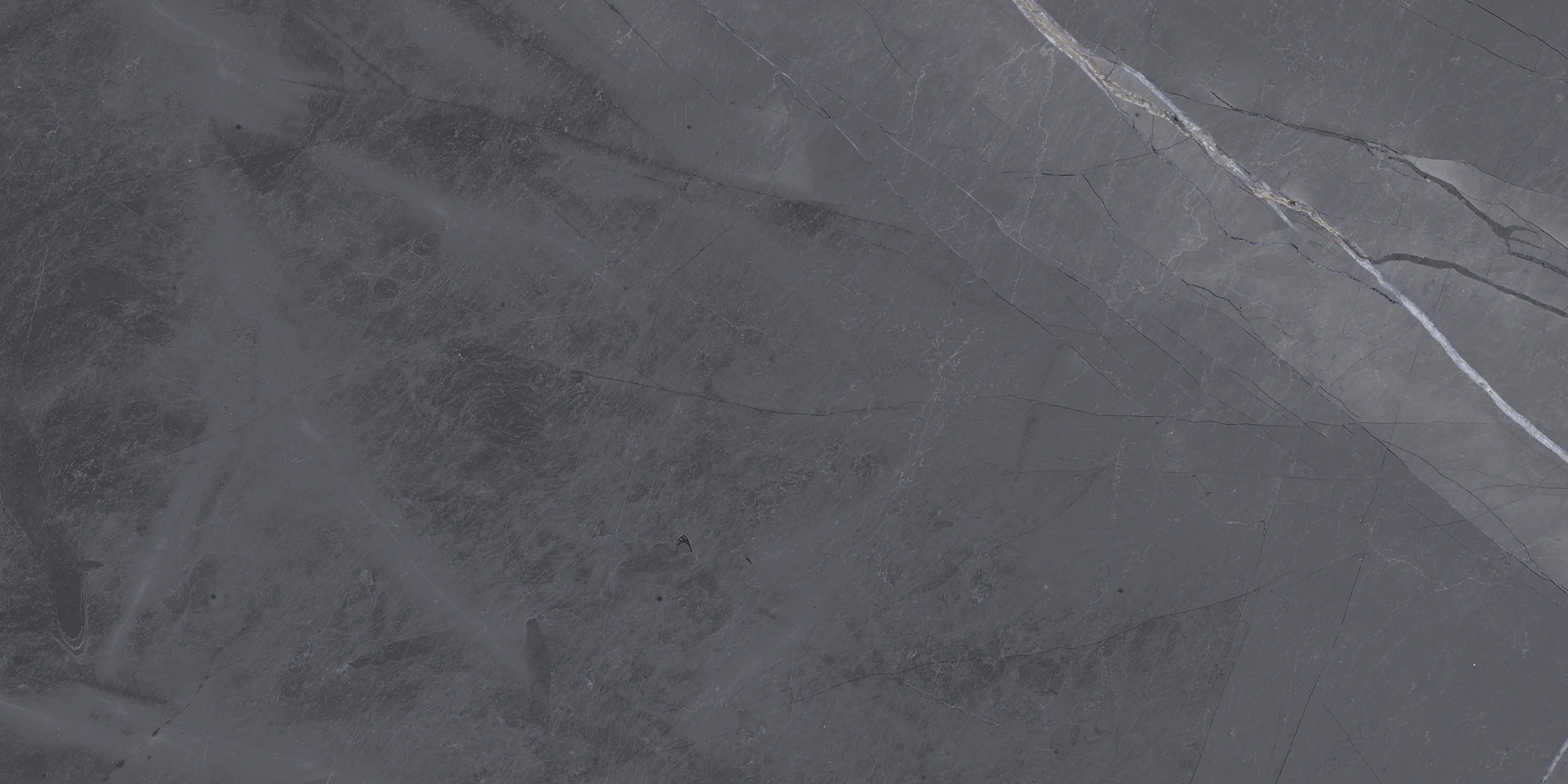 Bodenfliese Feinsteinzeug Opium nero 30 x 60 cm anthrazit