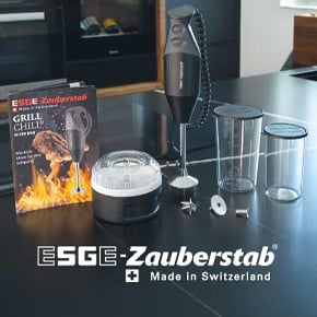 ESGE Zauberstab made in Switzerland - auf einer Küchenarbeitsplatte