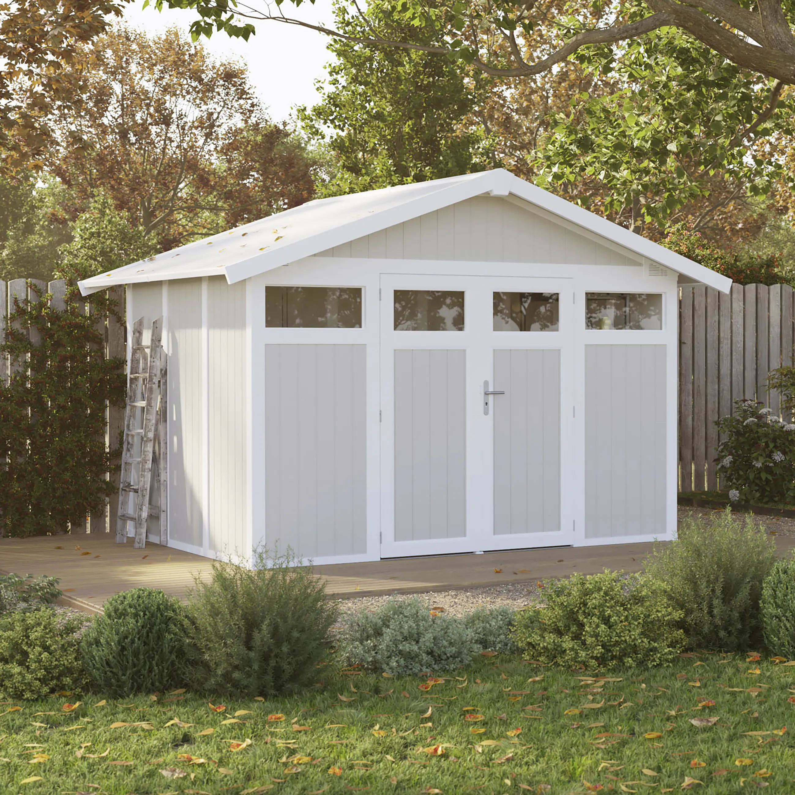 Grosfillex Gartenhaus Utility V 7,5 370 x 298 cm (inkl. Dachüberstand) Grosfillex Gartenhaus Utility V 7,5 370 x 298 cm (inkl. Dachüberstand)