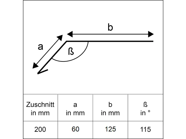 Sarei Rinneneinhang ohne Wasserfalz 2000 x 200 mm anthrazit Sarei Rinneneinhang ohne Wasserfalz 2000 x 200 mm anthrazit