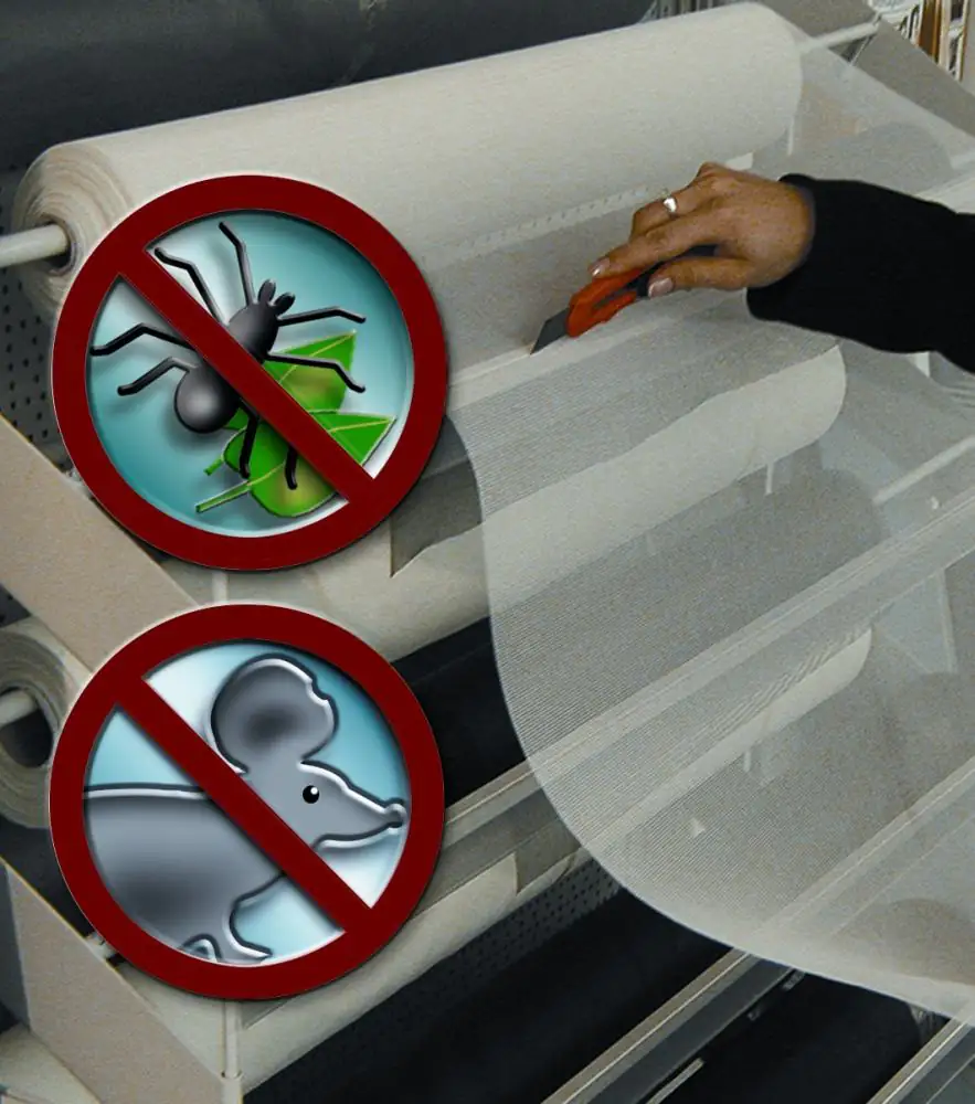 Schellenberg Fliegengitter Rolle 100 cm weiß individuell kürzbar