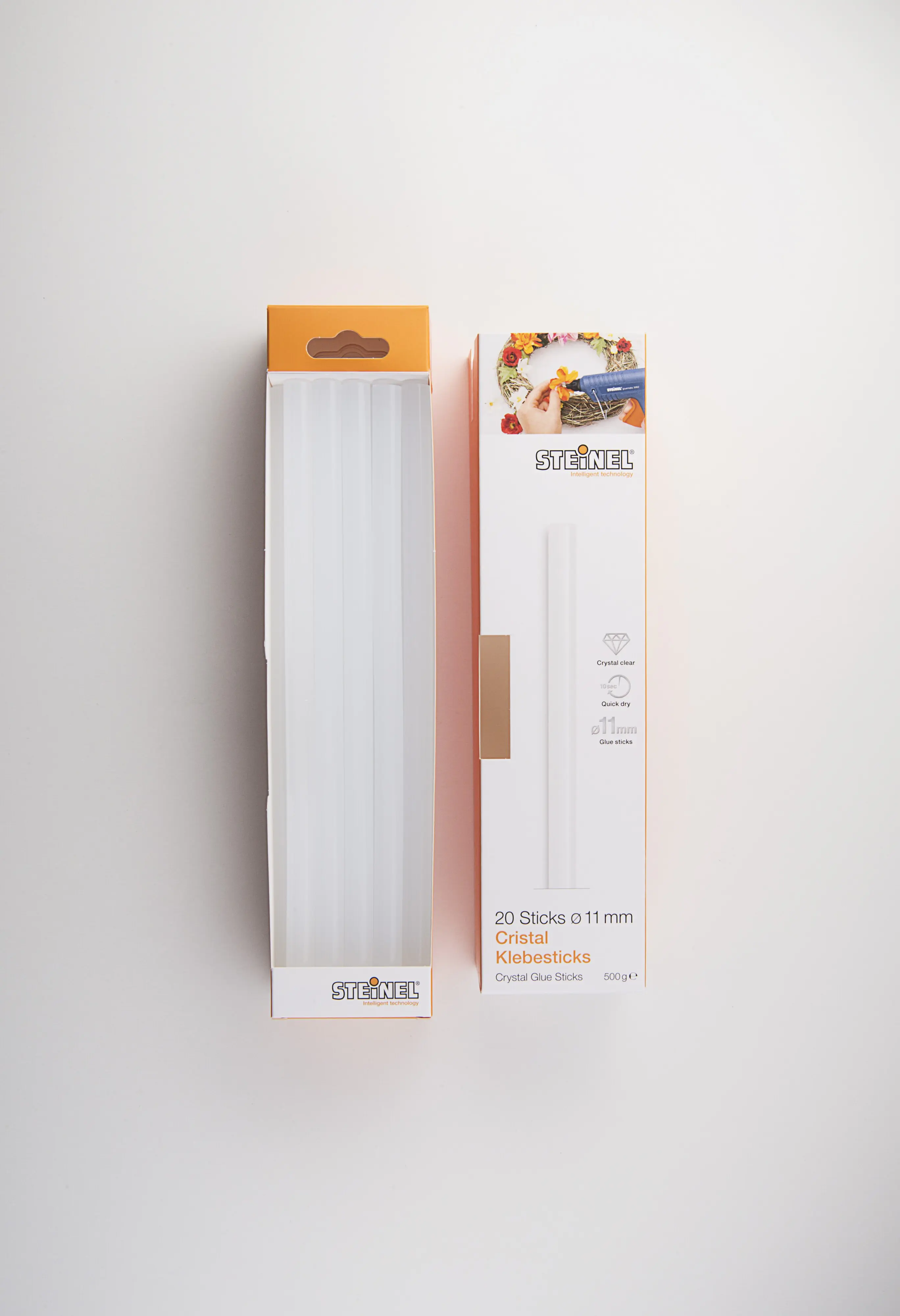 Steinel Klebesticks Ø 11 mm, klar (Cristal), 20 Stück