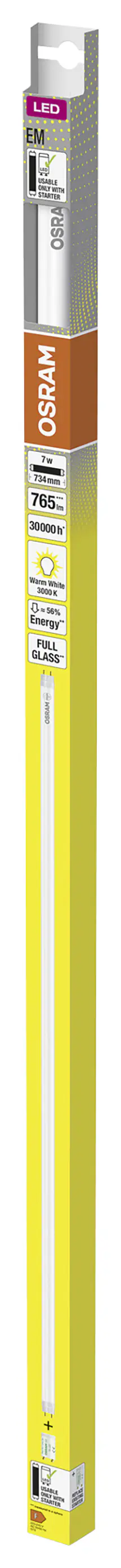 Osram LED Röhre 72 cm G13 7 W warmweiß