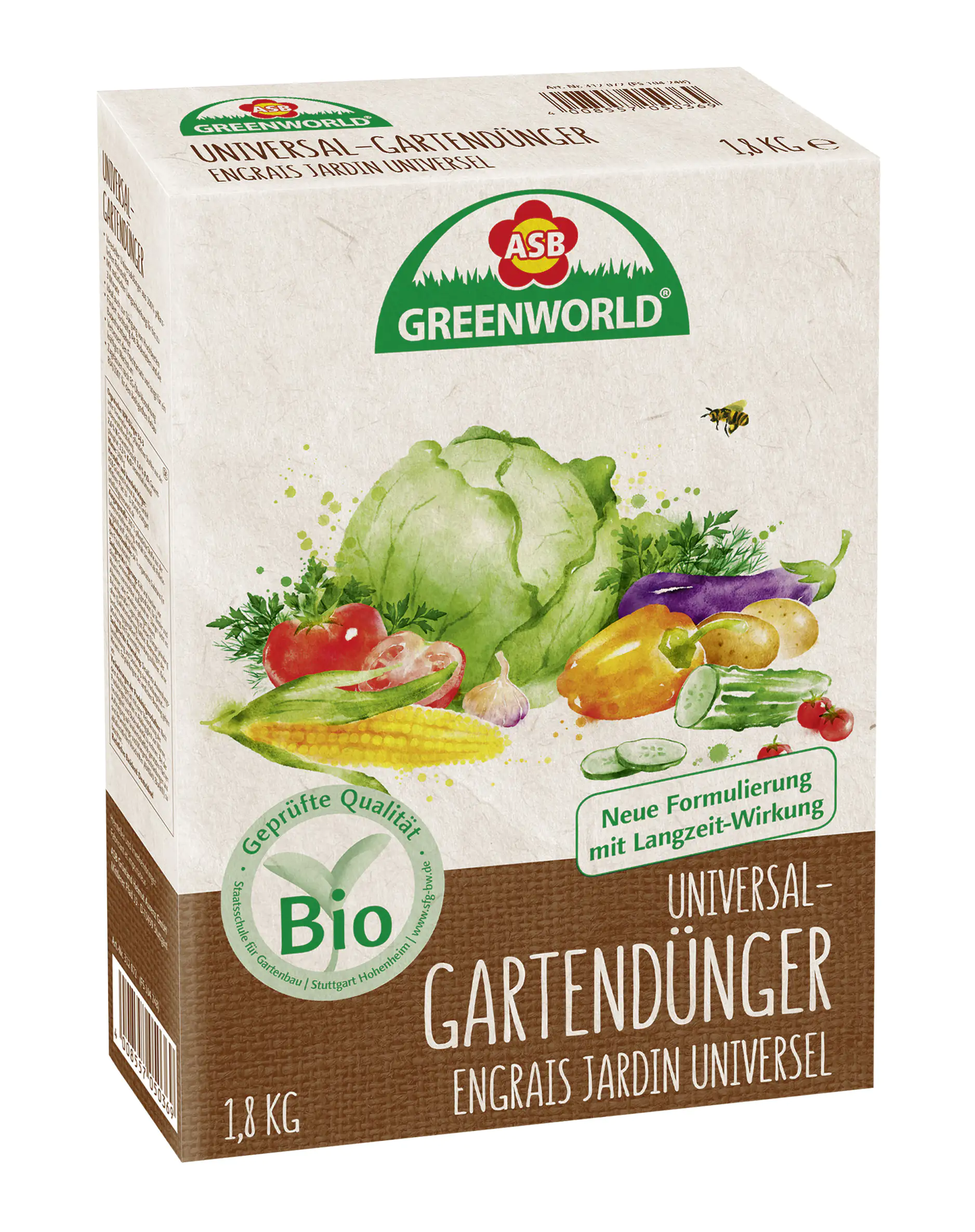 ASB Greenworld Bio Universal Gartendünger 1,8 kg ASB Greenworld Bio Universal Gartendünger 1,8 kg