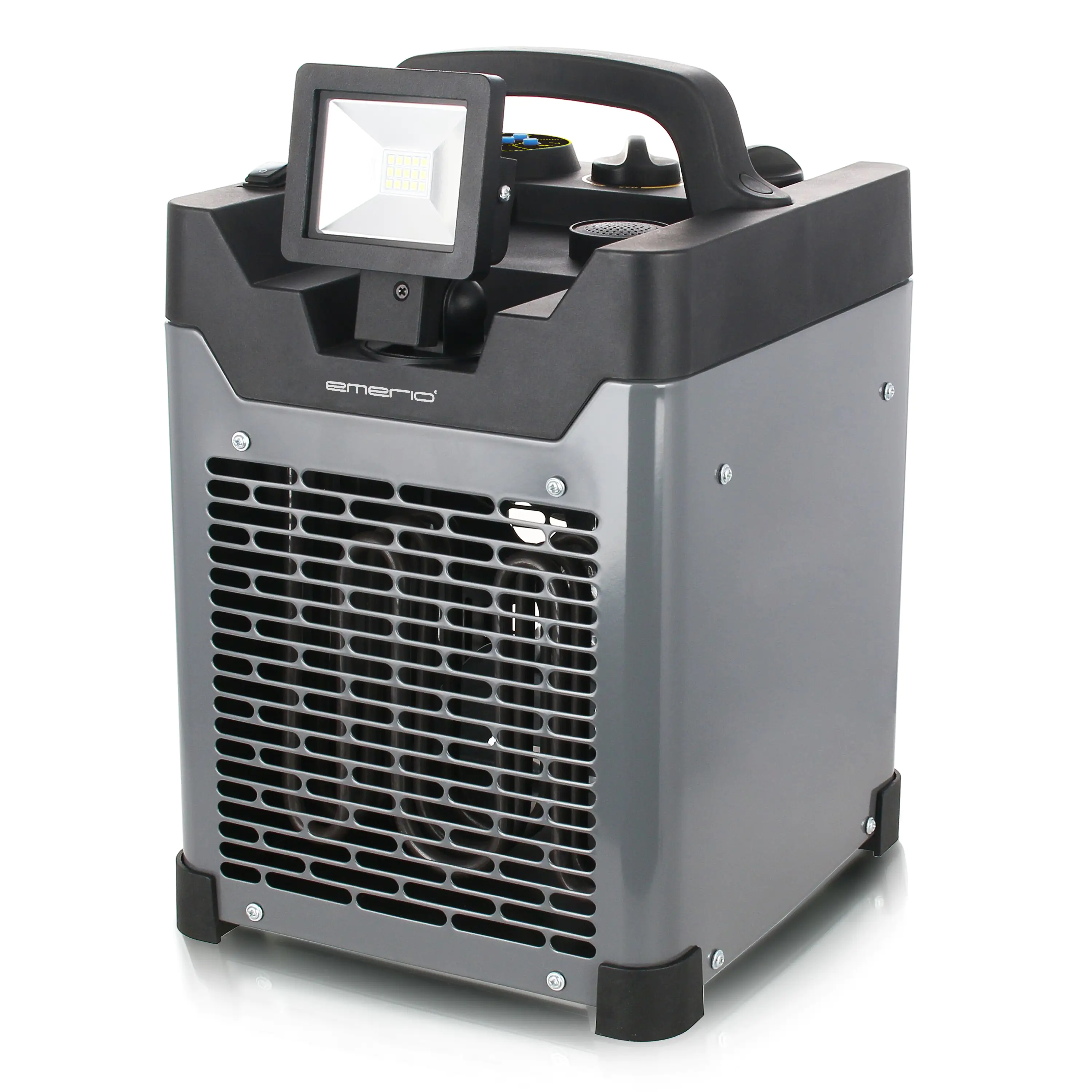 Powerheizlüfter mit LED-Strahler Bluetooth-Lautsprecher 3300 Watt