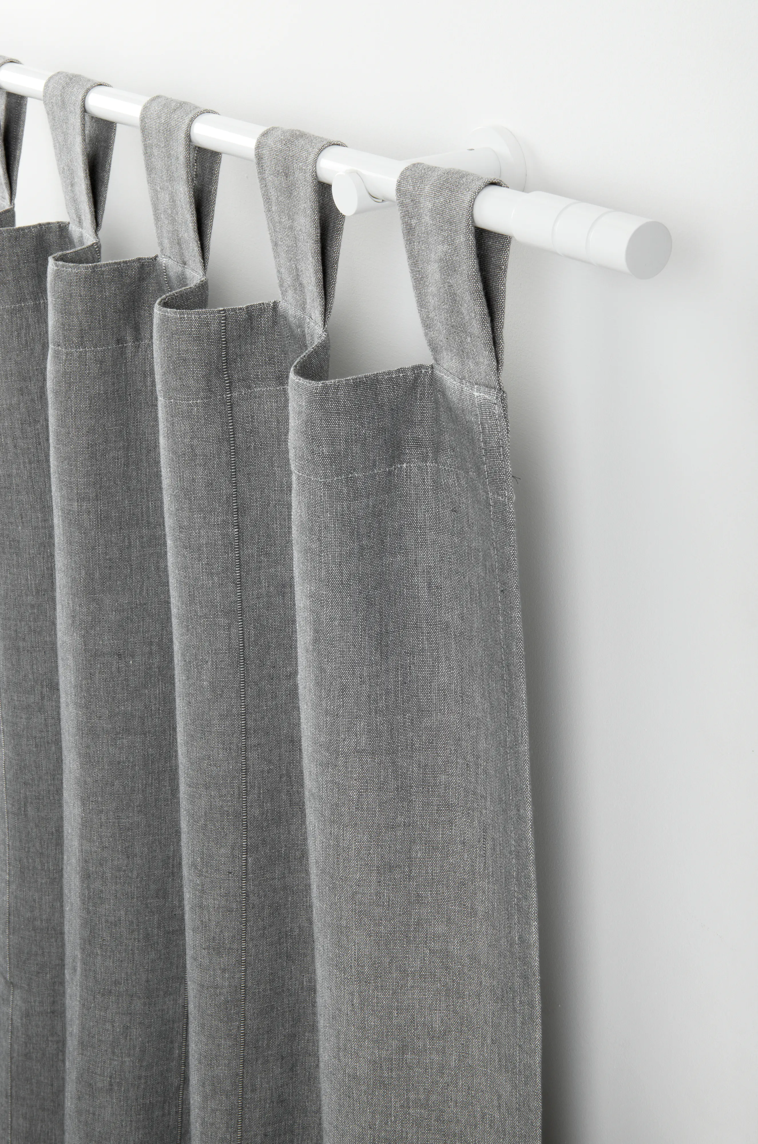 Gardinia Gardinenstangen-Set Kreta 1-Lauf Ø 16-19 mm weiß 120 cm - 210 cm