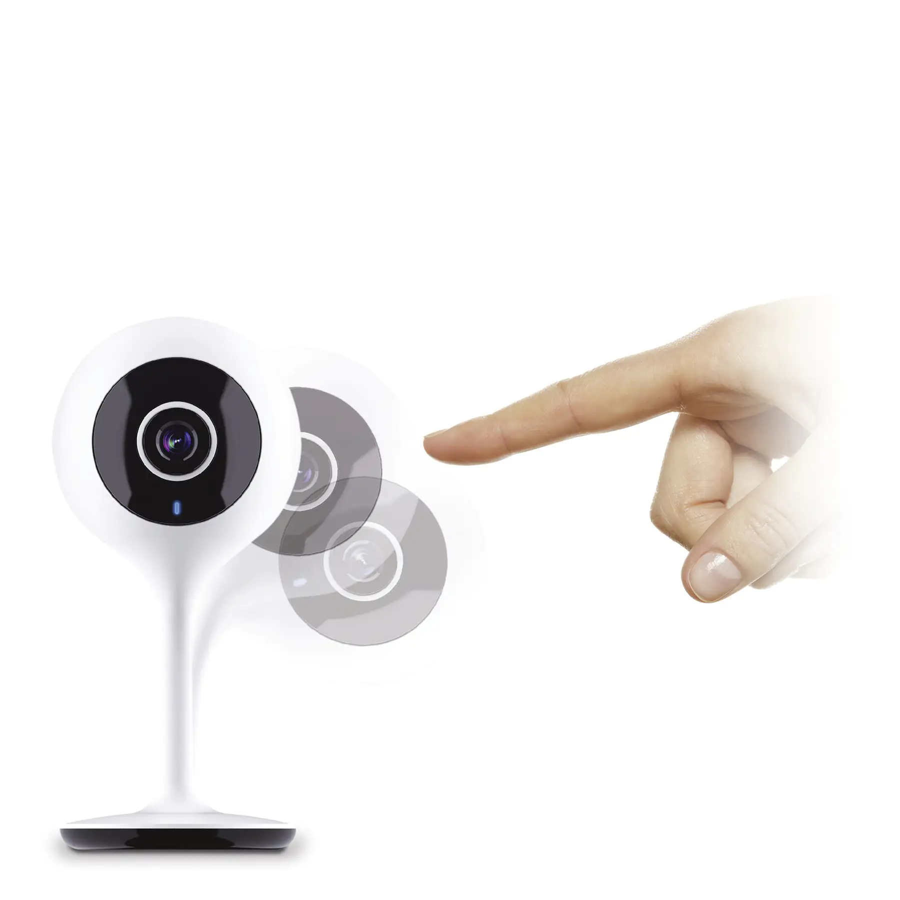 3345111270025_2350001 Avidsen Home Cam Die vernetzte Innenkamera weiß