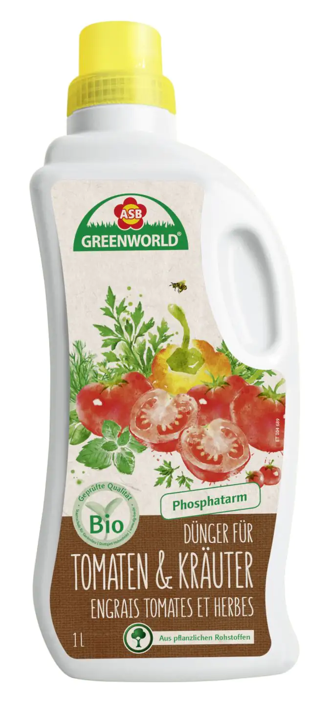 ASB Greenworld Bio Tomaten- und Kräuter Dünger 1 L ASB Greenworld Bio Tomaten- und Kräuter Dünger 1 L