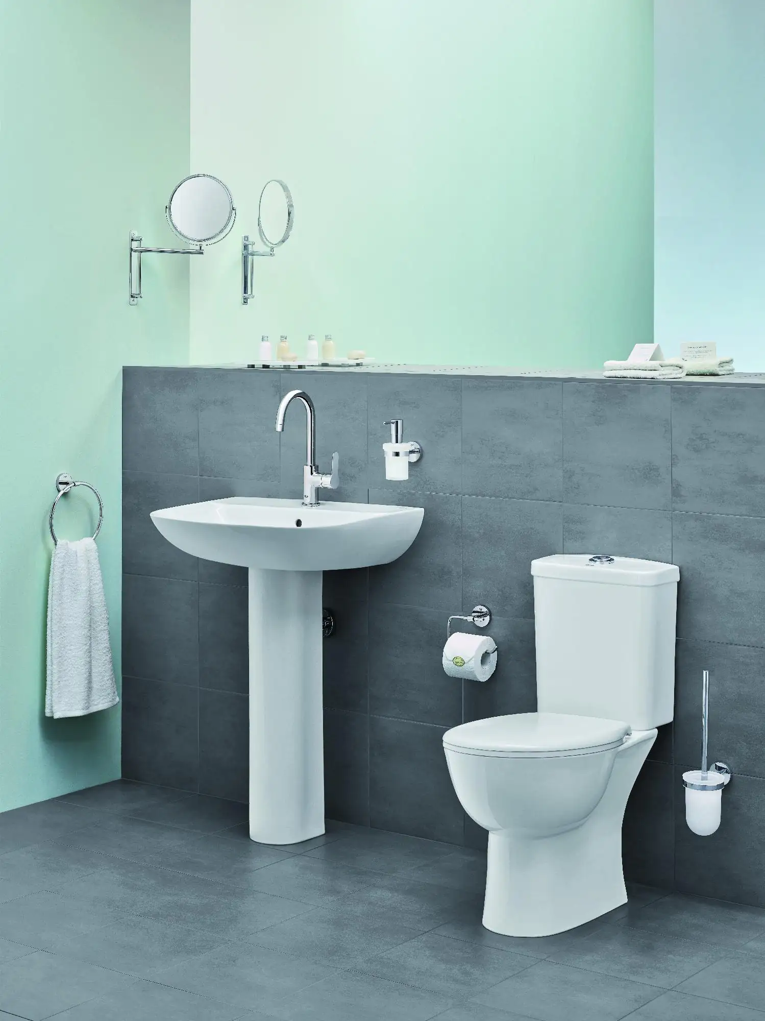 Grohe Waschtischarmatur Start Edge verchromt, L-Size, mit Schwenkauslauf