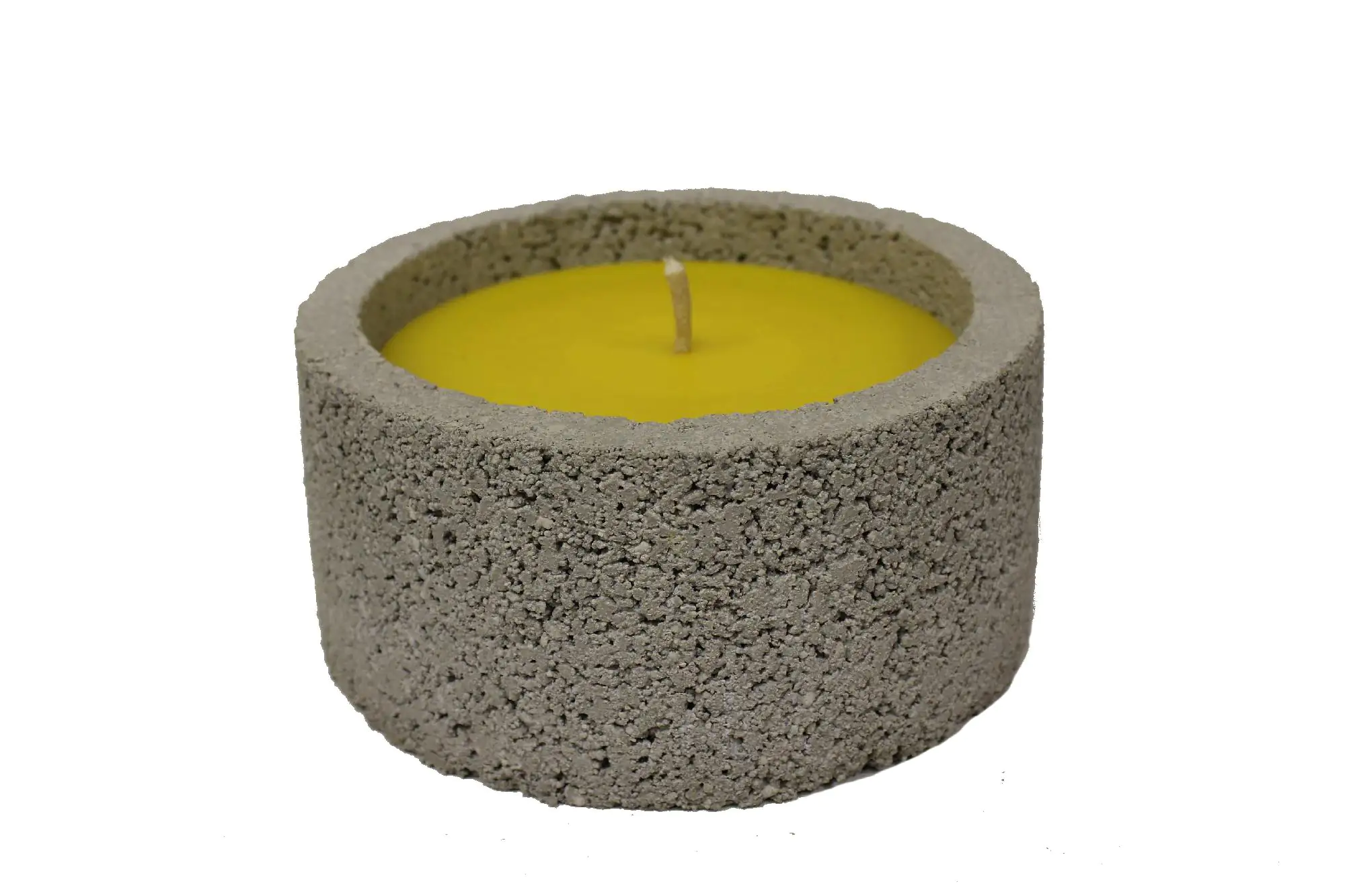 House of Rustic Outdoorkerze in Betonschale Citronella Ø 15x7,5 cm .