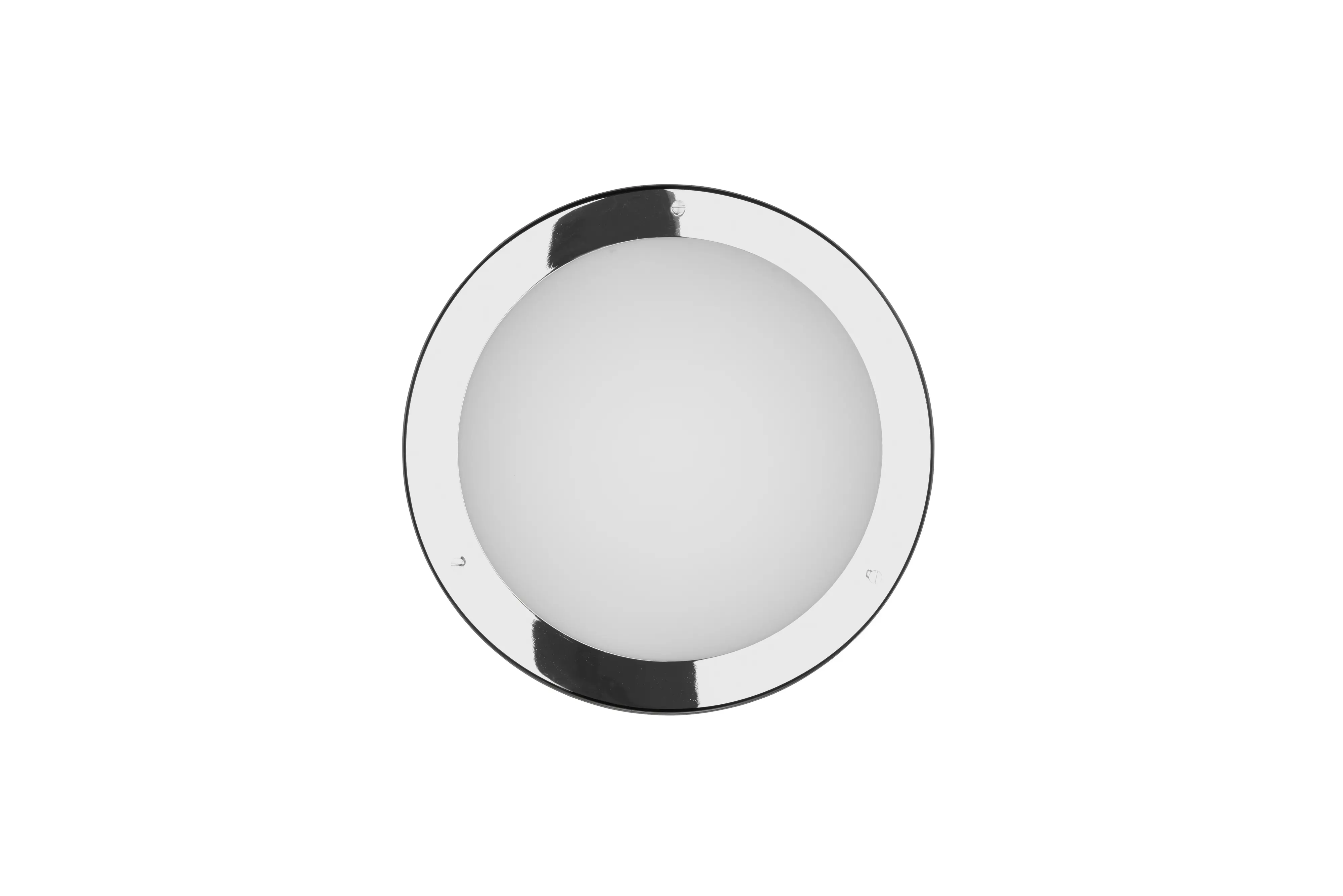 Trio Bad Deckenleuchte Condus Ø31cm E27 chrom max. 60 W Glas weiss