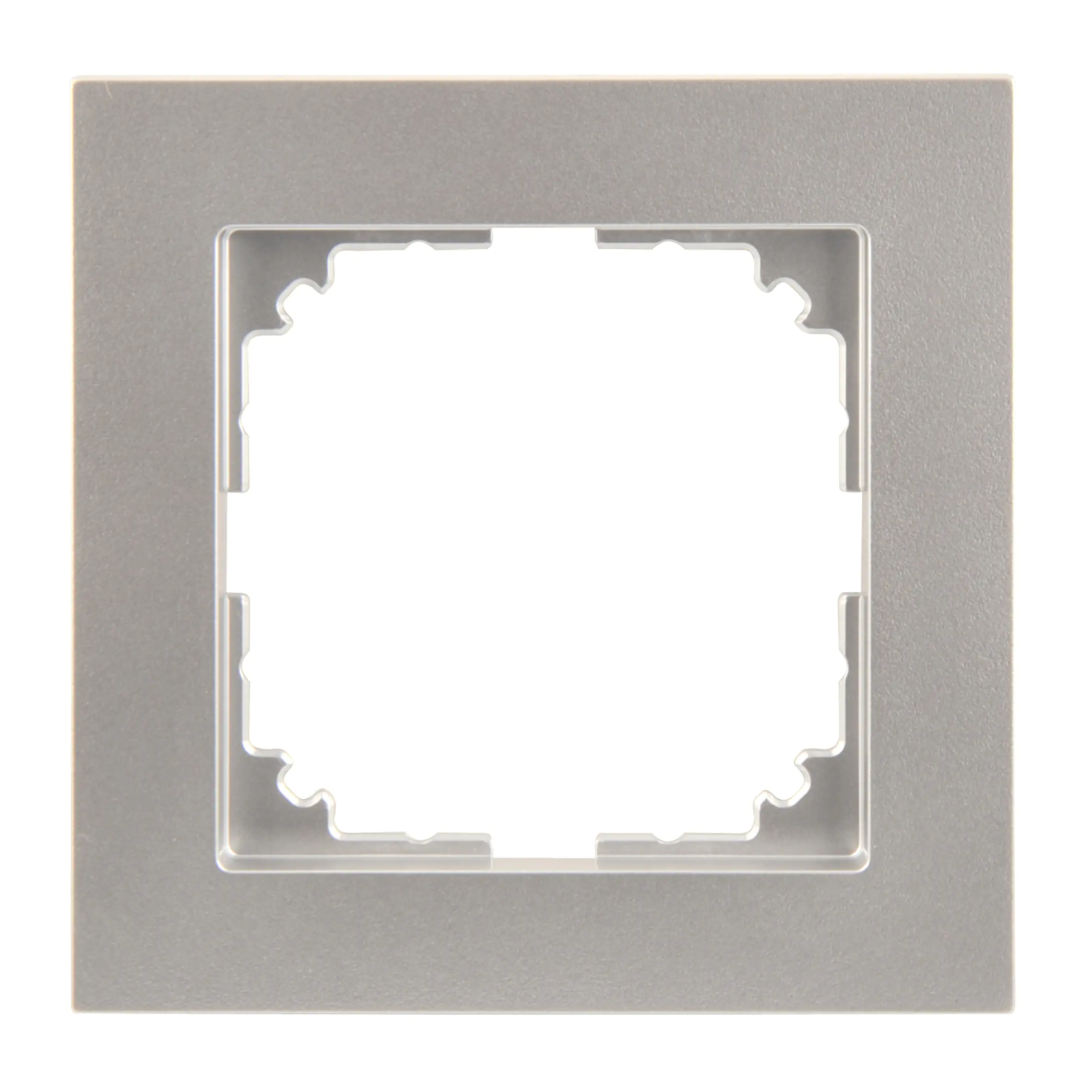 Merten Abdeckrahmen 1fach Serie M-Pure, Aluminium, MEG4010-3660