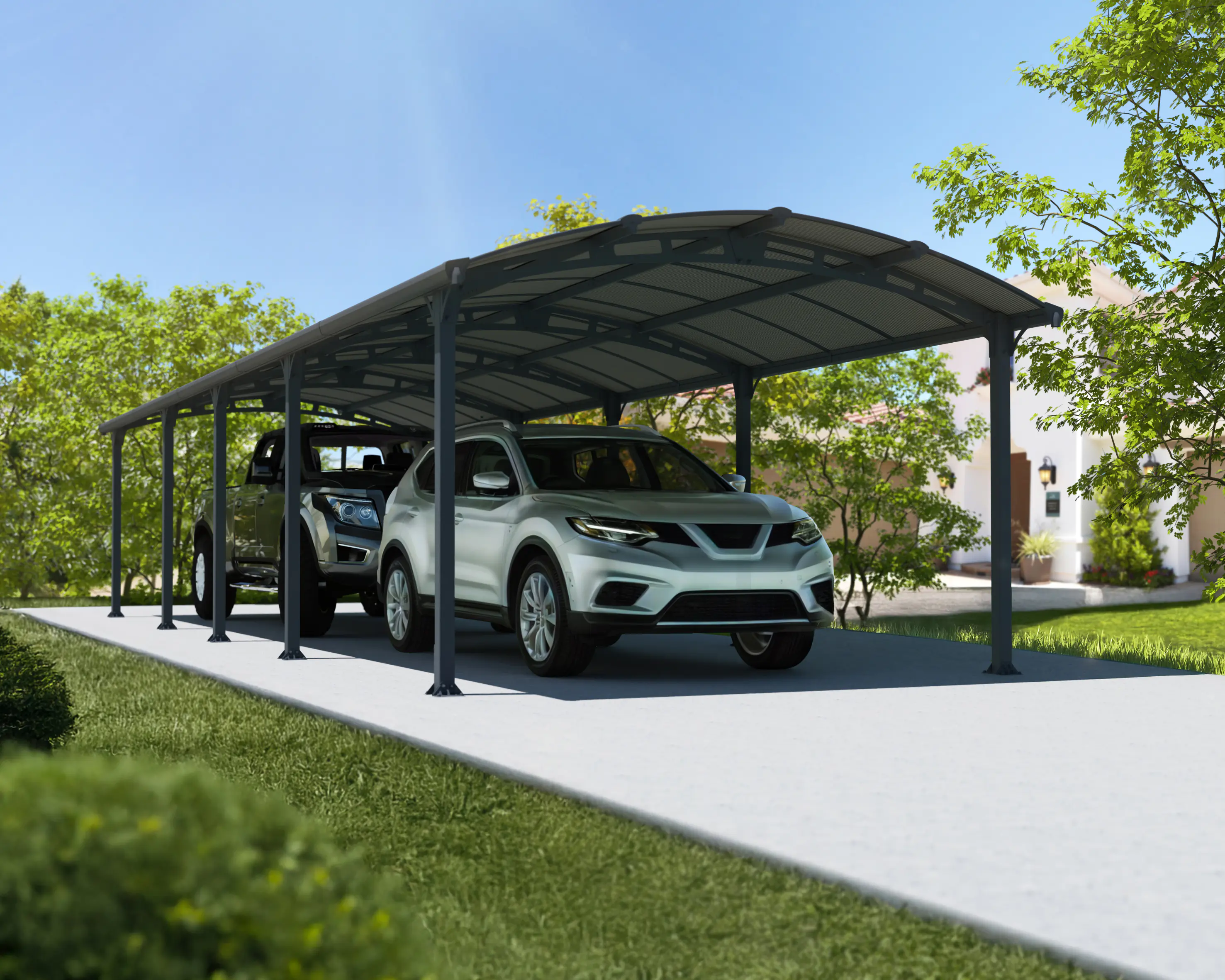 Canopia Carport Arcadia 10600 1077 x 359 x 242 cm (L x B x H) Canopia Carport Arcadia 10600 1077 x 359 x 242 cm (L x B x H)