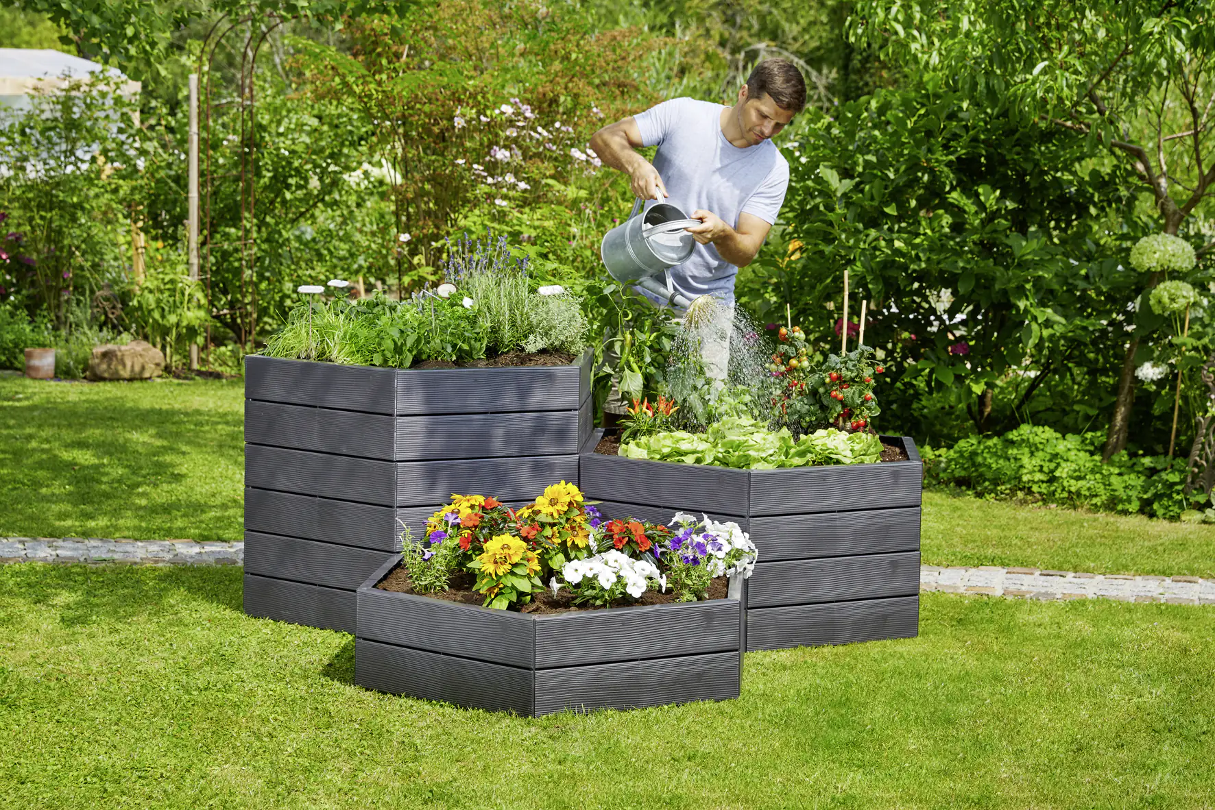 Garantia 6 Paneele für Hochbeet Ergo XL inkl. S-Verbinder